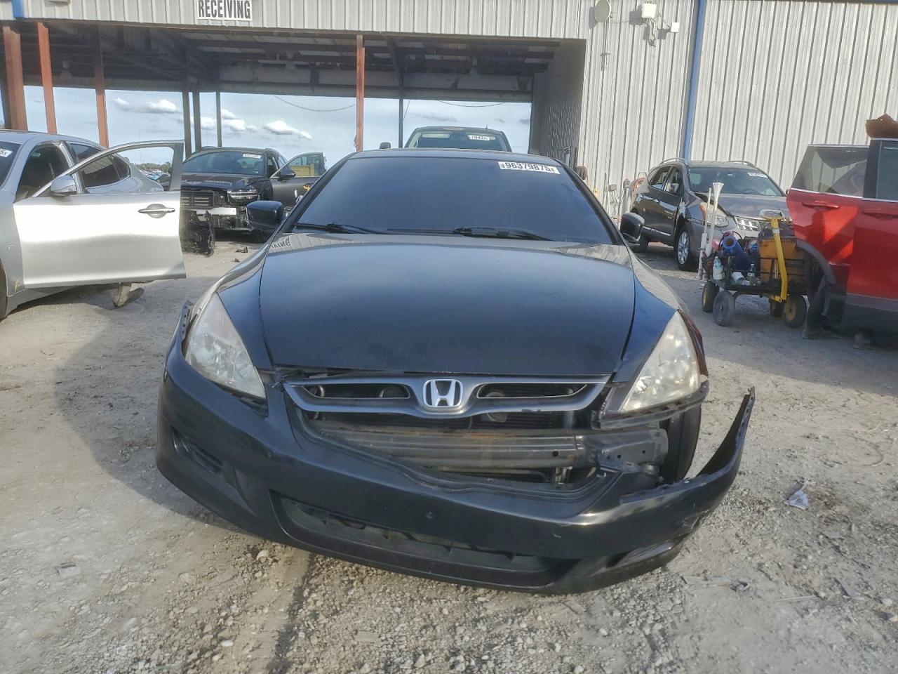 2007 Honda Accord Ex Black vin: 1HGCM817X7A007684