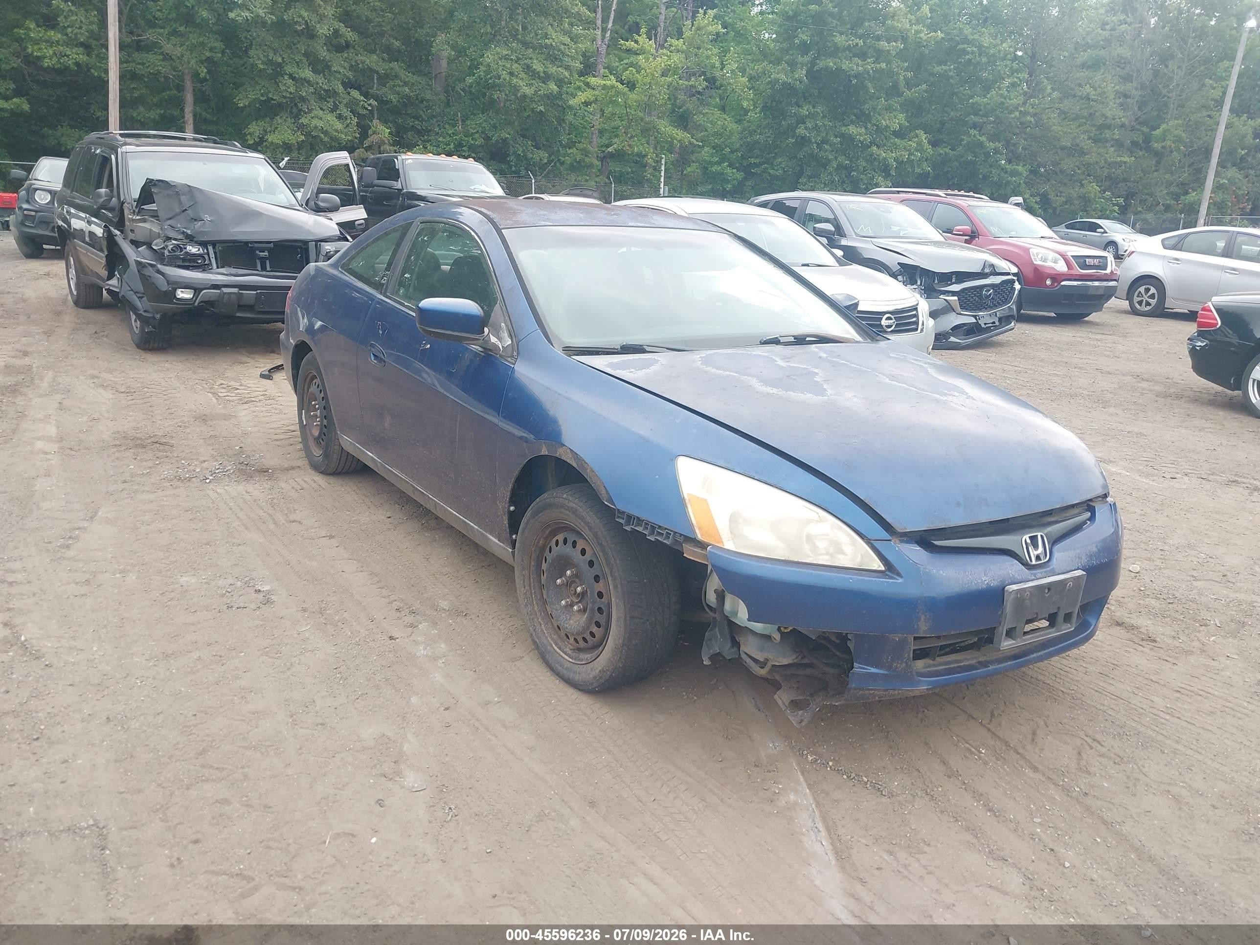 2004 Honda Accord 3.0 Lx Blue vin: 1HGCM82224A011520