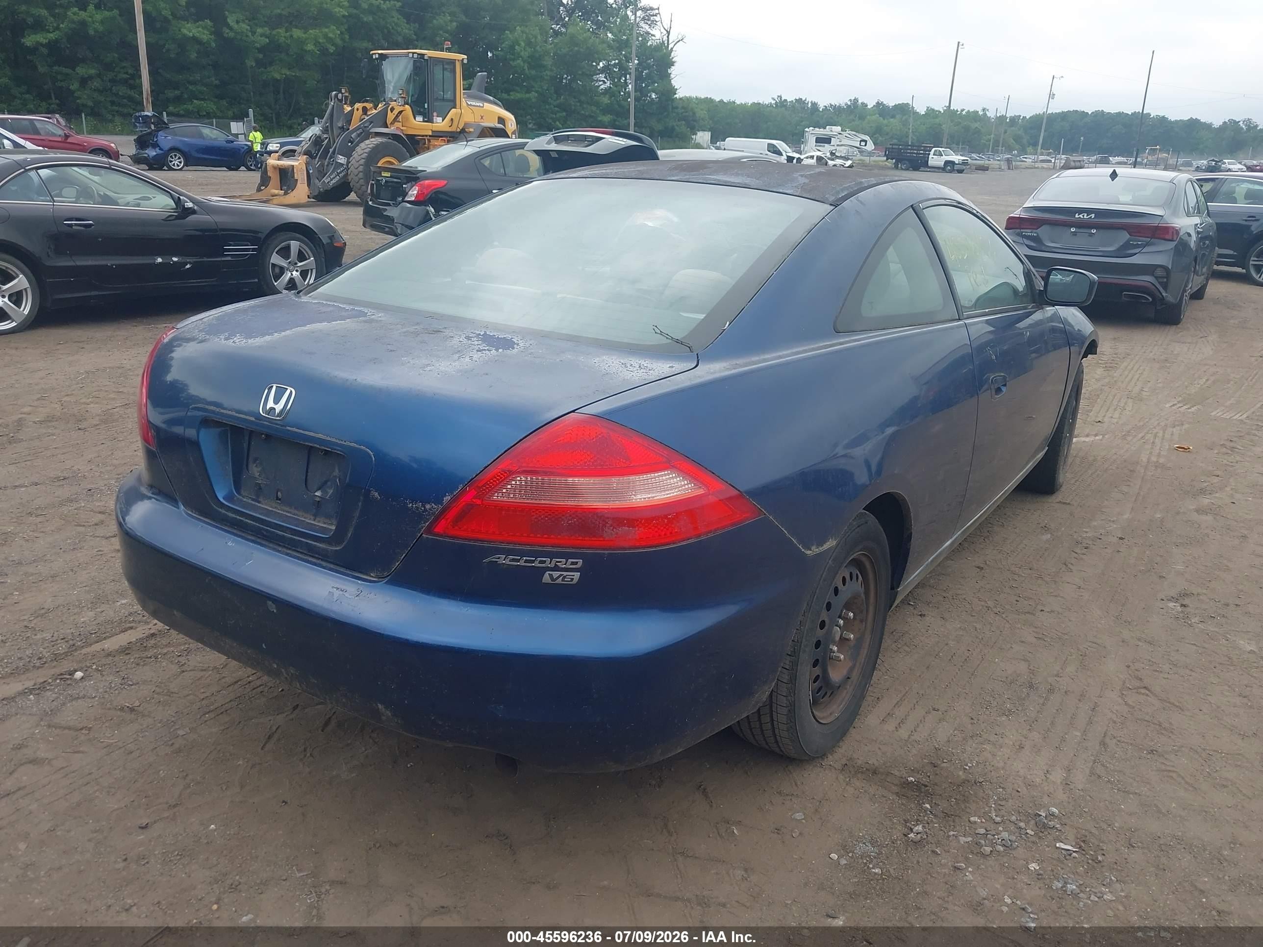 2004 Honda Accord 3.0 Lx Blue vin: 1HGCM82224A011520