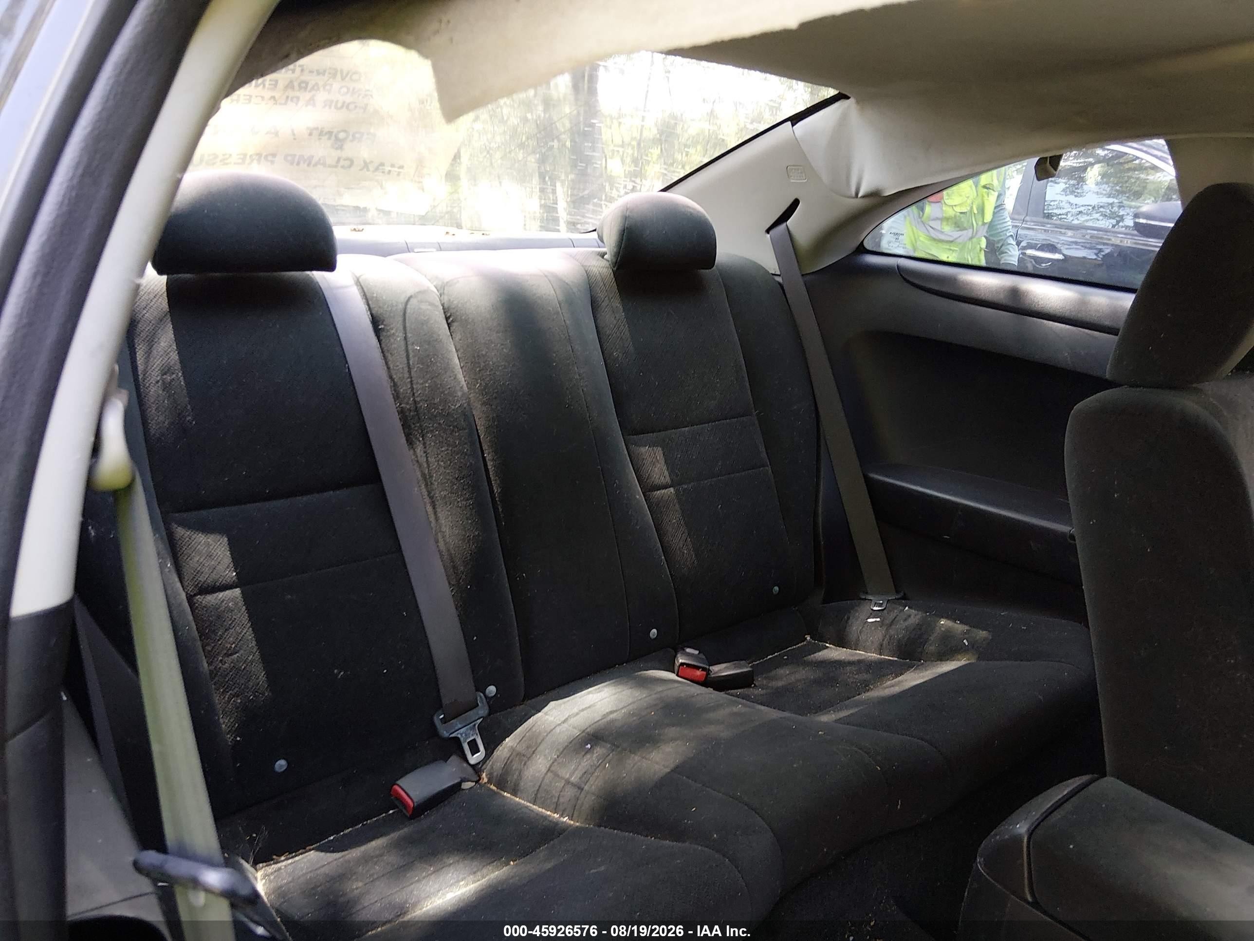 2007 Honda Accord 3.0 Lx Black vin: 1HGCM82247A000460