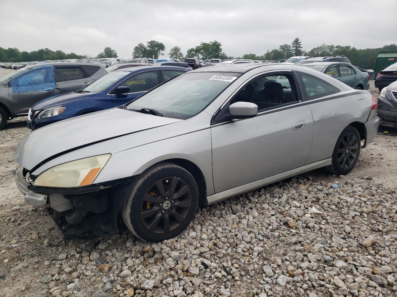 2007 Honda Accord Lx Silver vin: 1HGCM82247A002905