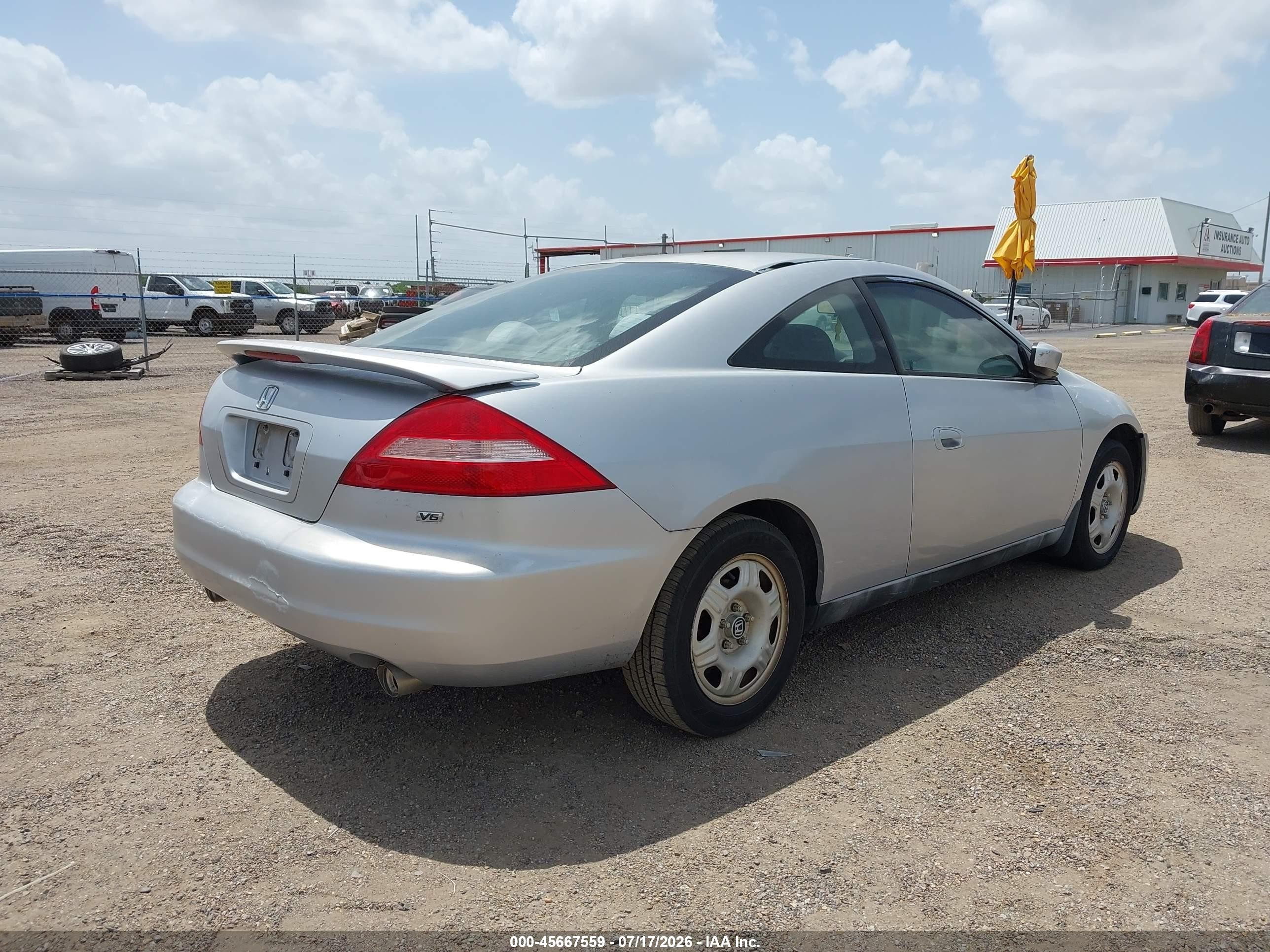 2003 Honda Accord Cpe Lx Silver vin: 1HGCM82253A017925