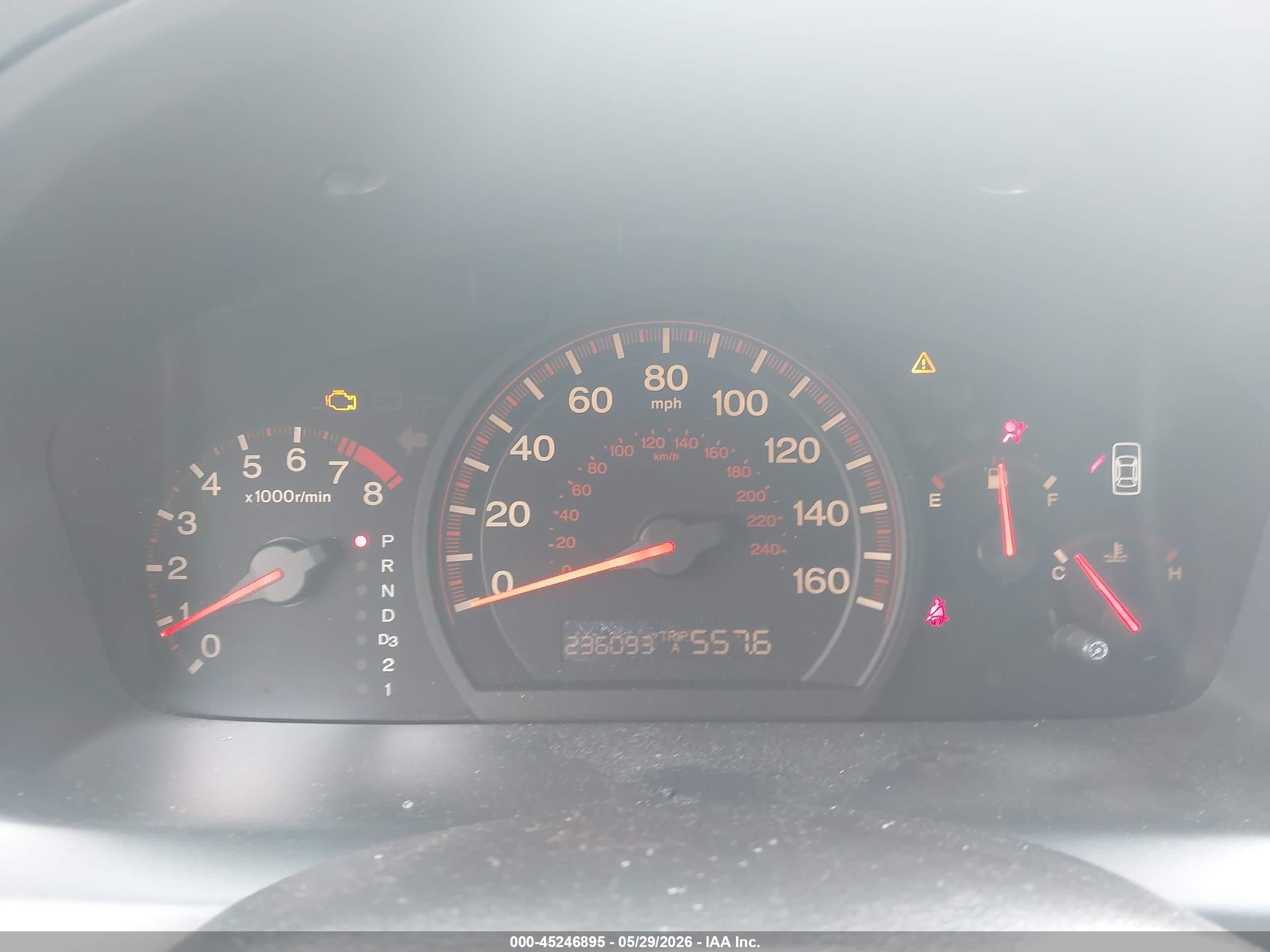 2005 Honda Accord 3.0 Lx Special Edition Blue vin: 1HGCM82405A016606