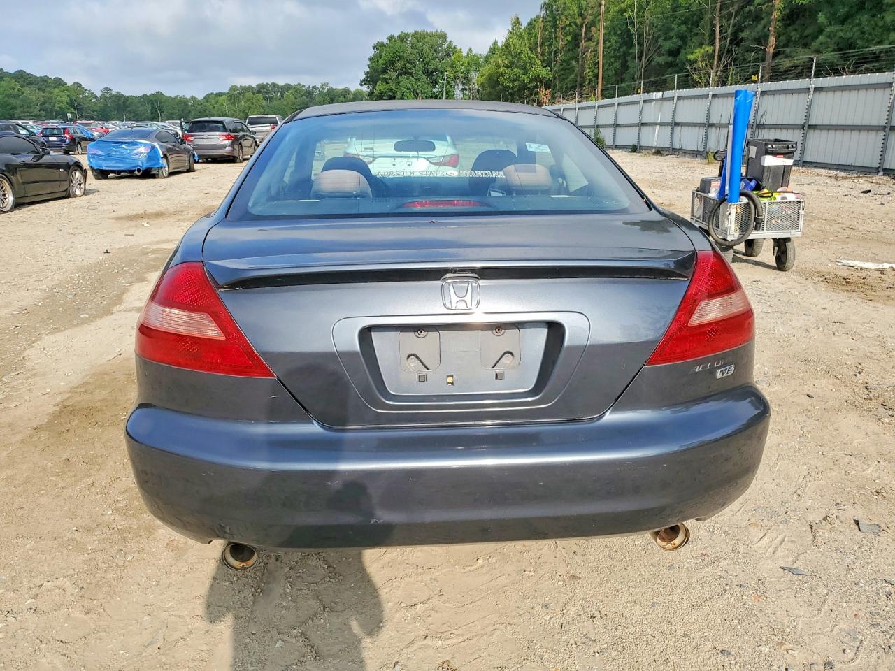 2005 Honda Accord Se Gray vin: 1HGCM82415A015996