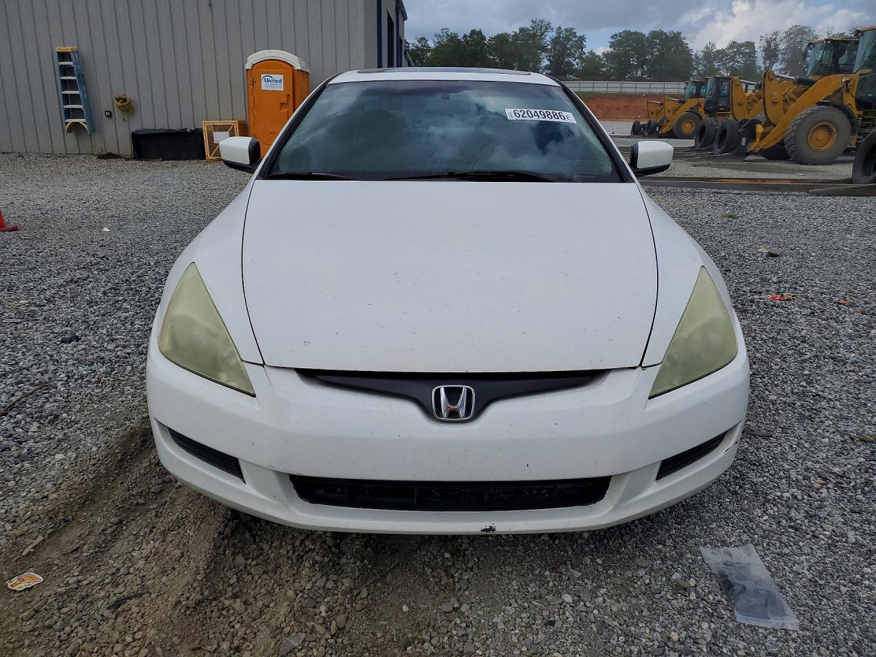 2005 Honda Accord Se White vin: 1HGCM82445A015720
