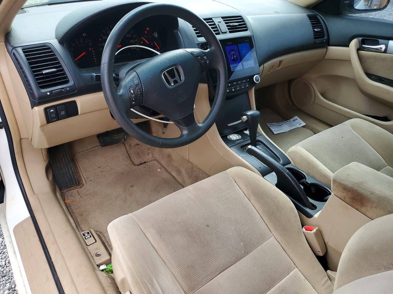 2005 Honda Accord Se White vin: 1HGCM82445A015720