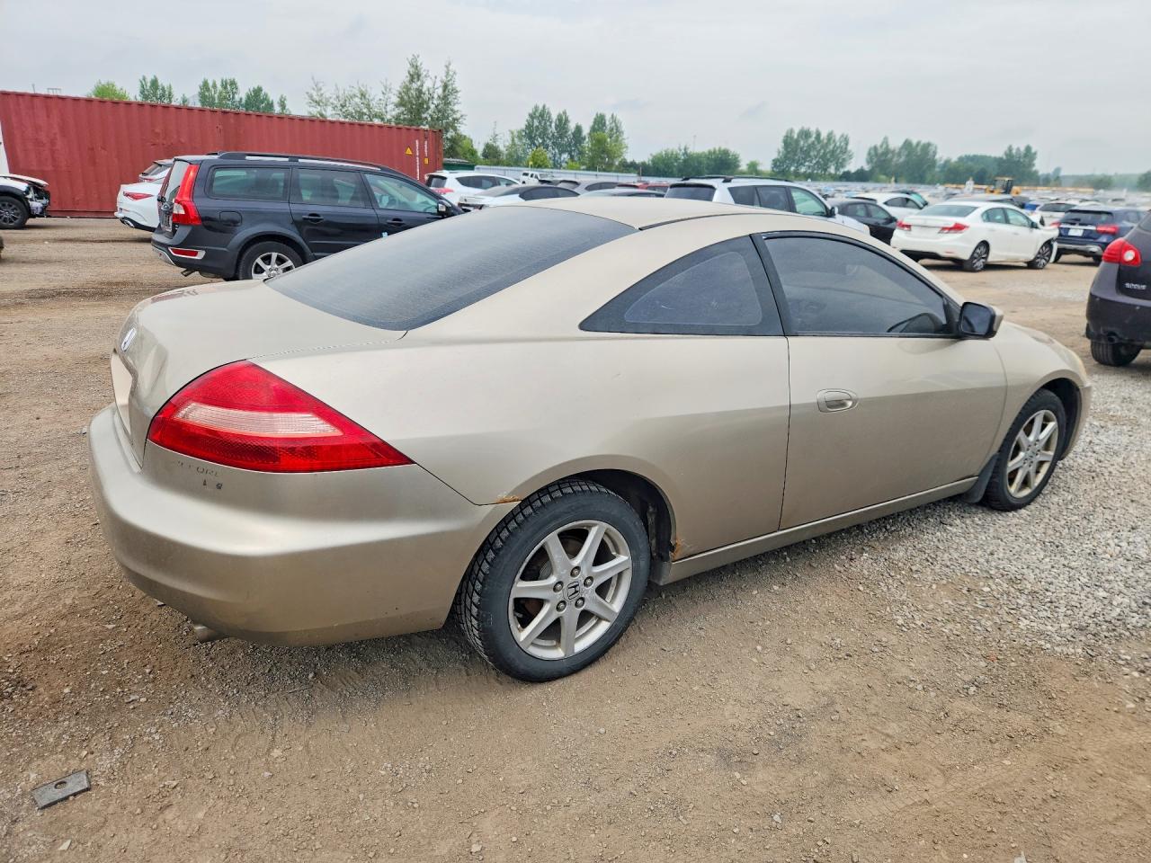 2003 Honda Accord Ex Beige vin: 1HGCM825X3A800426
