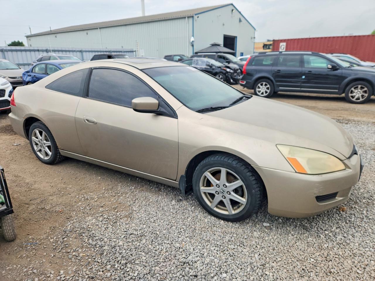 2003 Honda Accord Ex Beige vin: 1HGCM825X3A800426