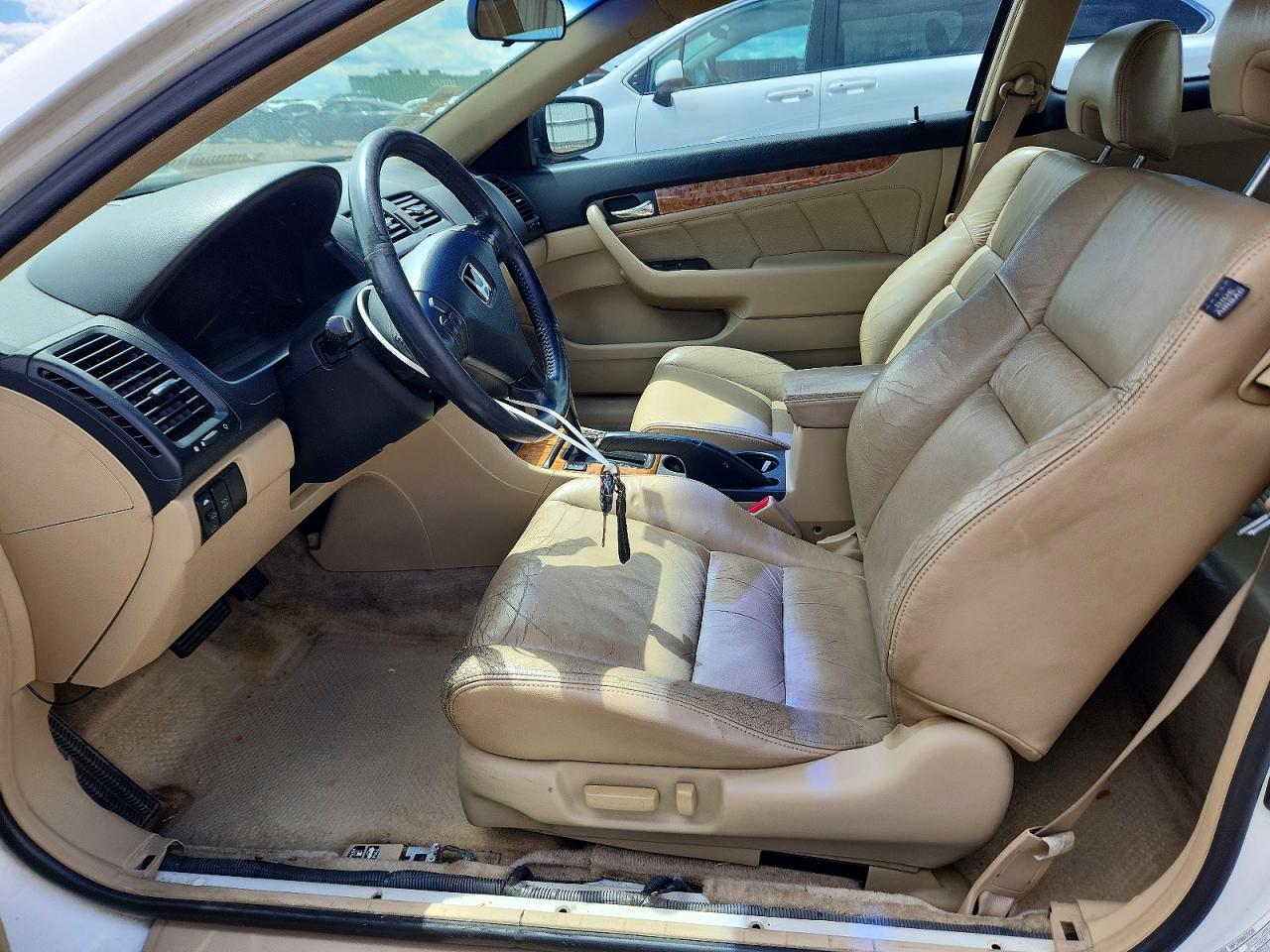 2003 Honda Accord Ex White vin: 1HGCM82603A037972