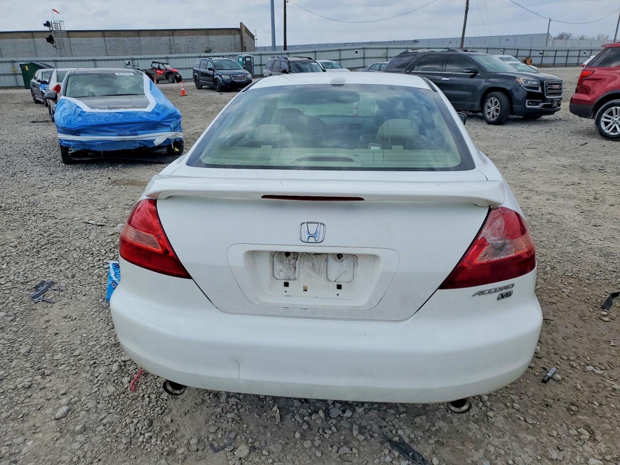 2004 Honda Accord Ex White vin: 1HGCM82604A012653