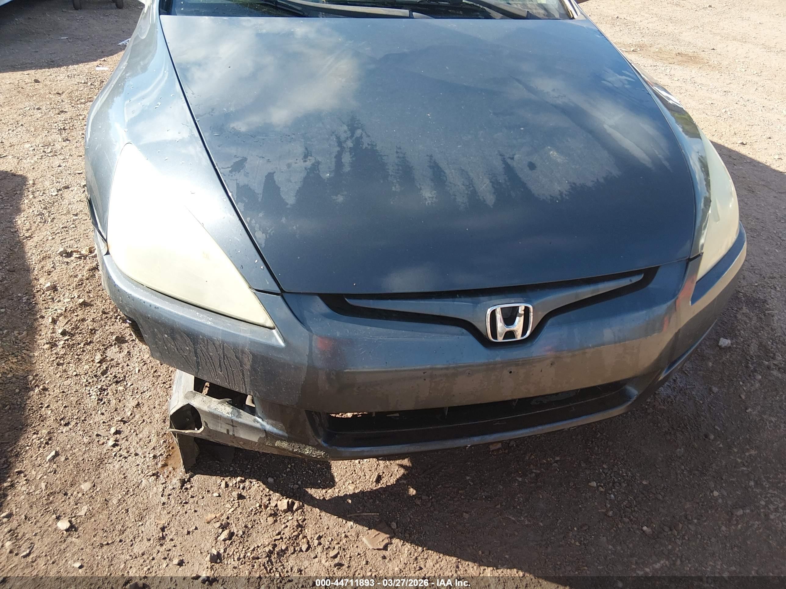 2005 Honda Accord Cpe Ex-l V6 Blue vin: 1HGCM82605A003405