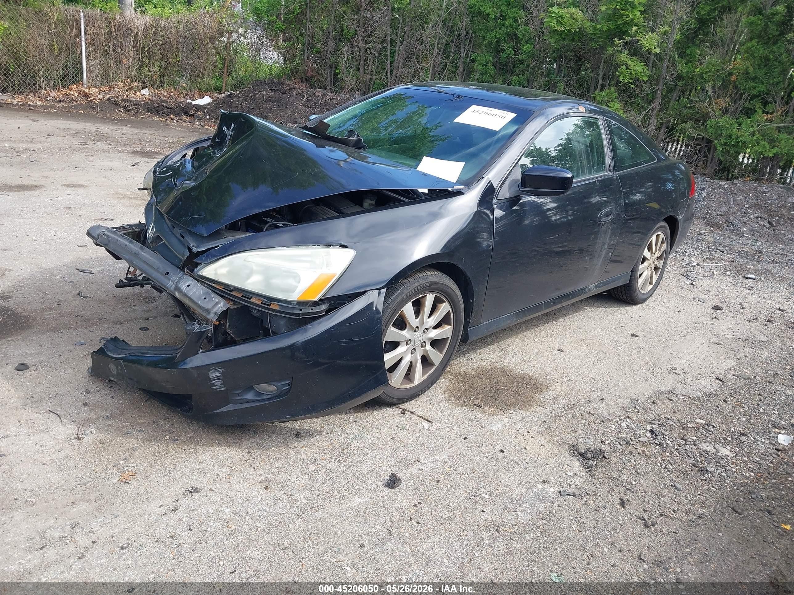 2006 Honda Accord 3.0 Ex Black vin: 1HGCM82606A011408