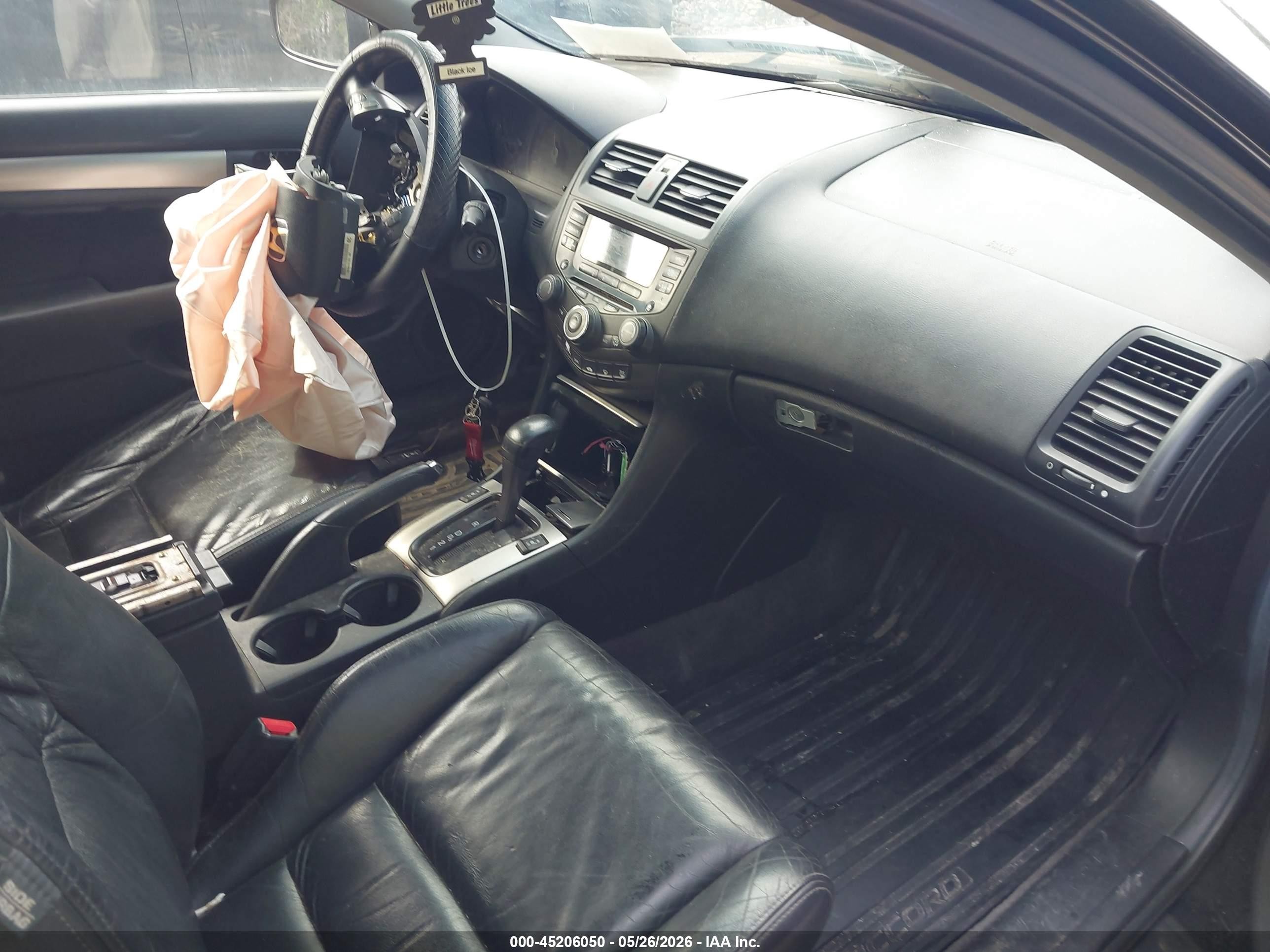 2006 Honda Accord 3.0 Ex Black vin: 1HGCM82606A011408