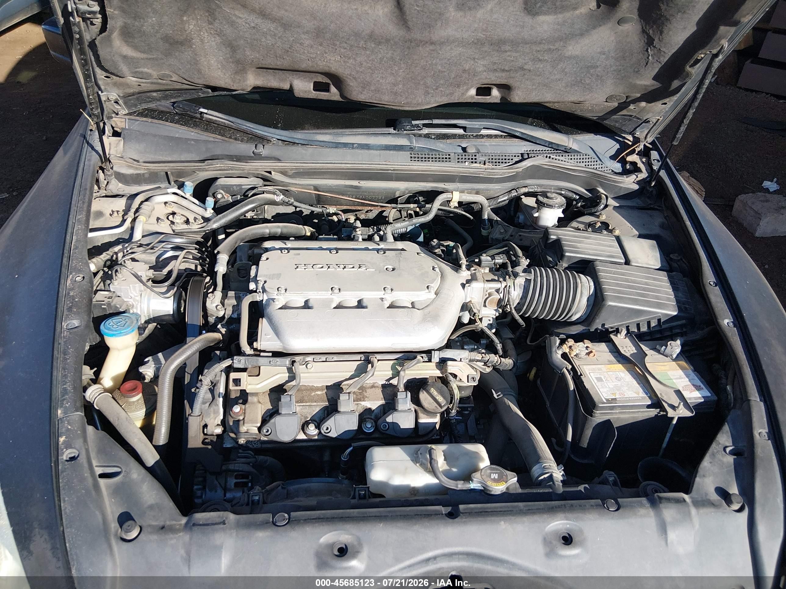 2003 Honda Accord Cpe Ex Черный vin: 1HGCM82613A007766