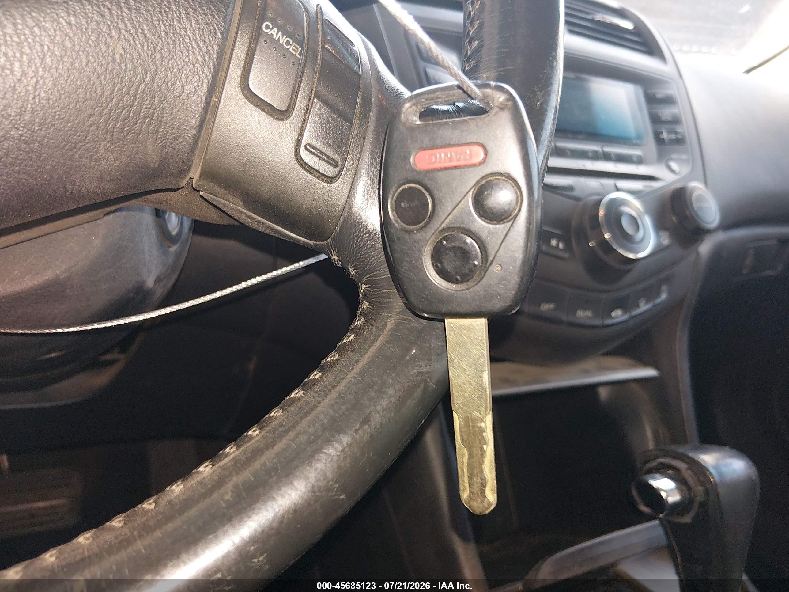 2003 Honda Accord Cpe Ex Черный vin: 1HGCM82613A007766