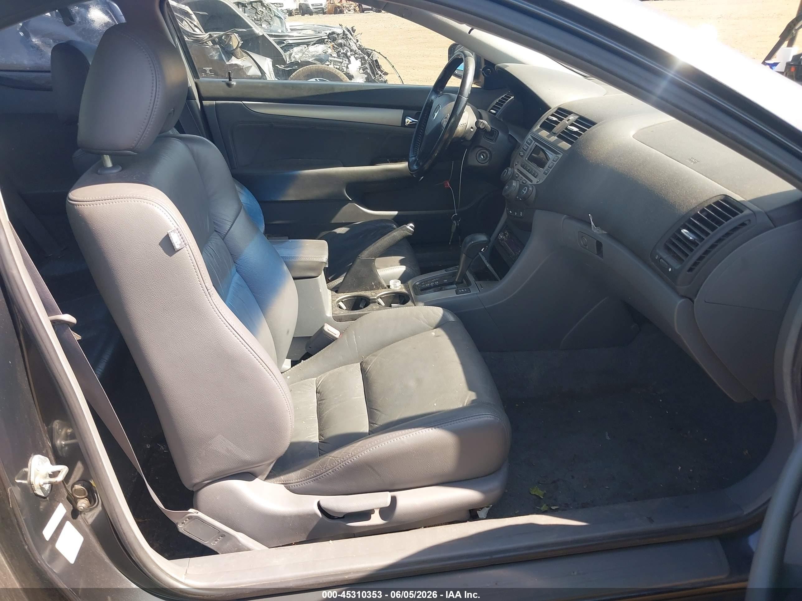 2006 Honda Accord 3.0 Ex Gray vin: 1HGCM82616A002328