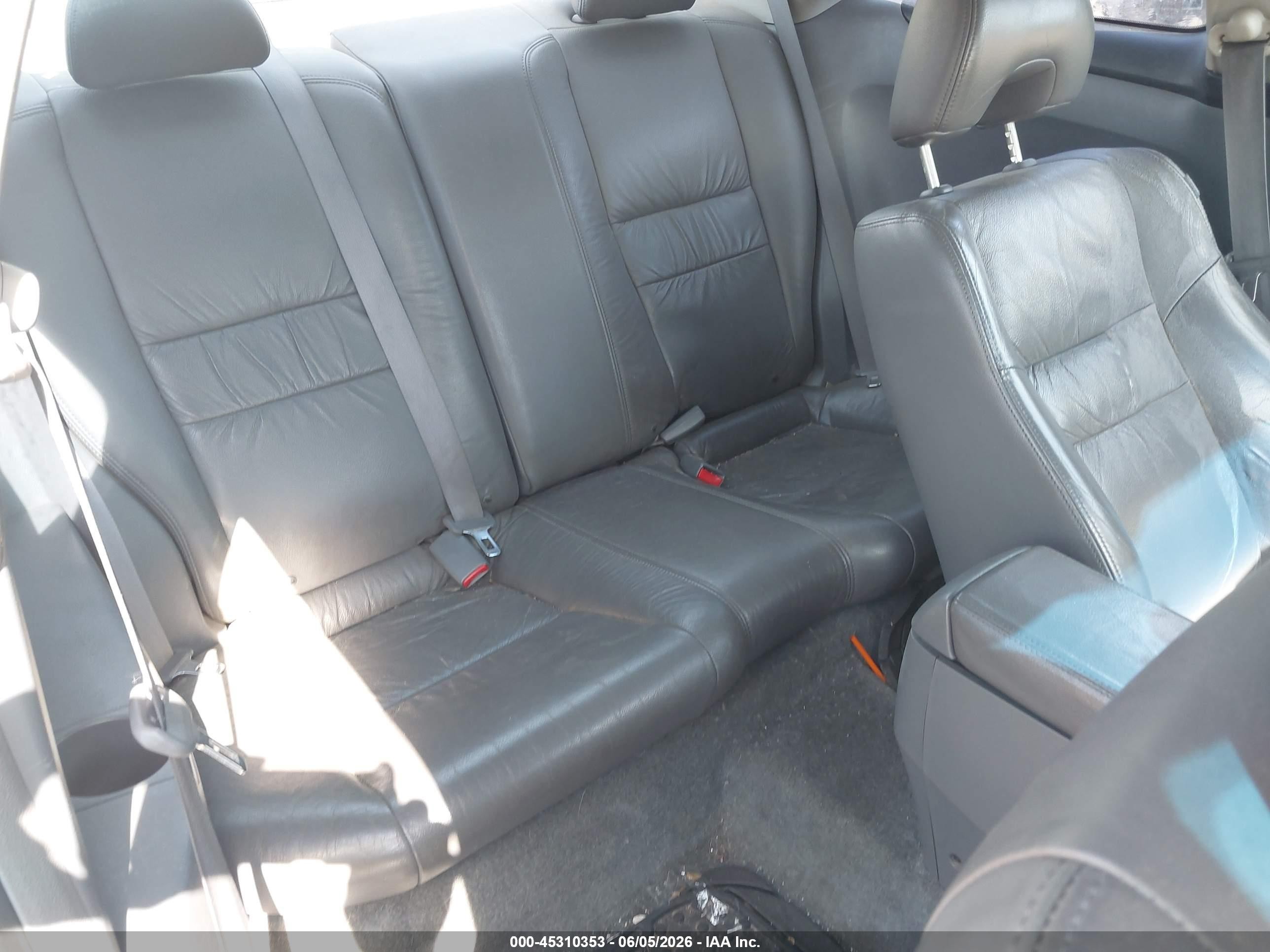 2006 Honda Accord 3.0 Ex Gray vin: 1HGCM82616A002328