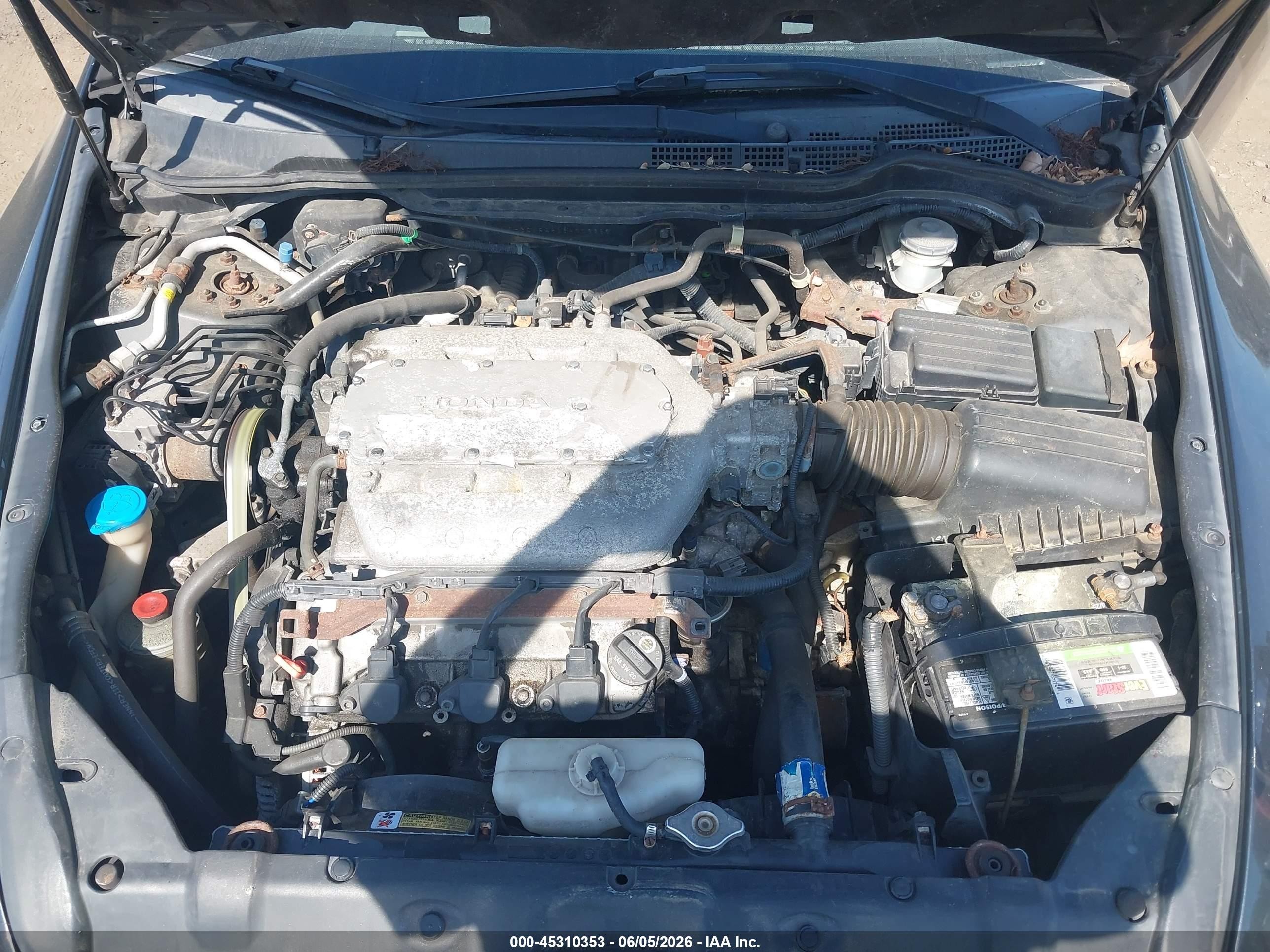 2006 Honda Accord 3.0 Ex Gray vin: 1HGCM82616A002328