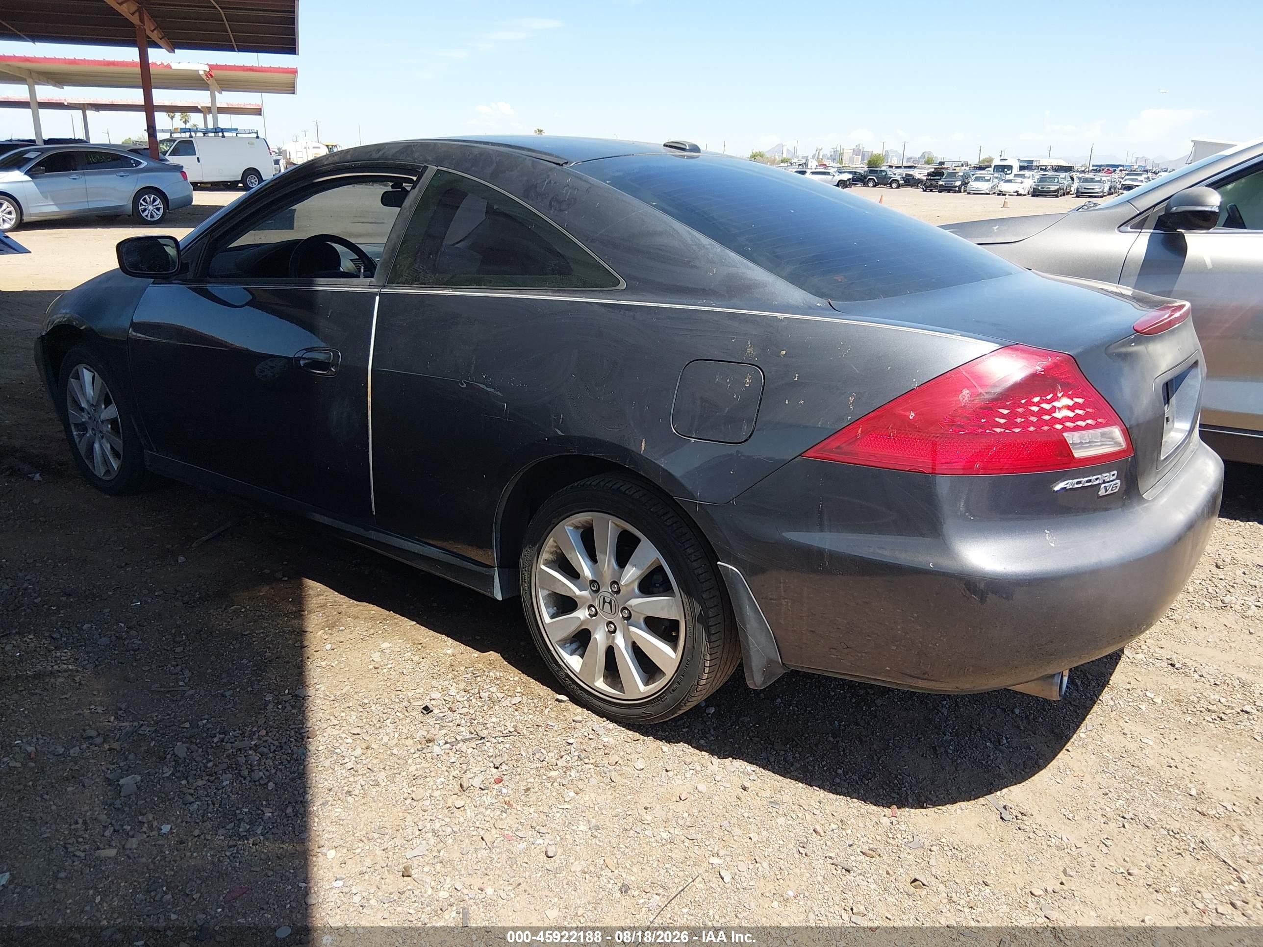 2007 Honda Accord 3.0 Ex Green vin: 1HGCM82617A005344