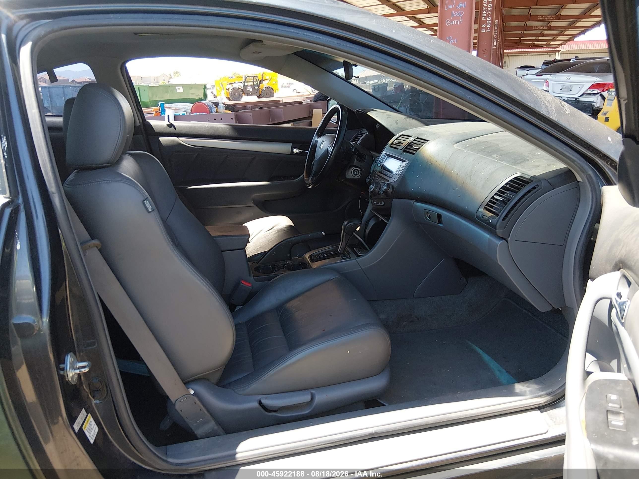 2007 Honda Accord 3.0 Ex Green vin: 1HGCM82617A005344
