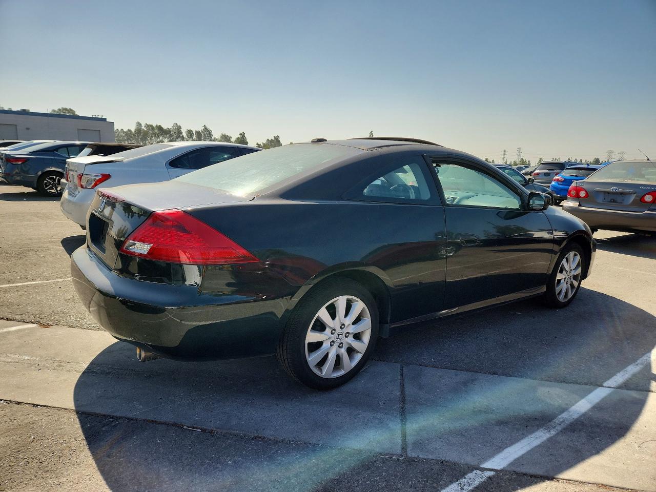 2007 Honda Accord Ex Black vin: 1HGCM82617A005814