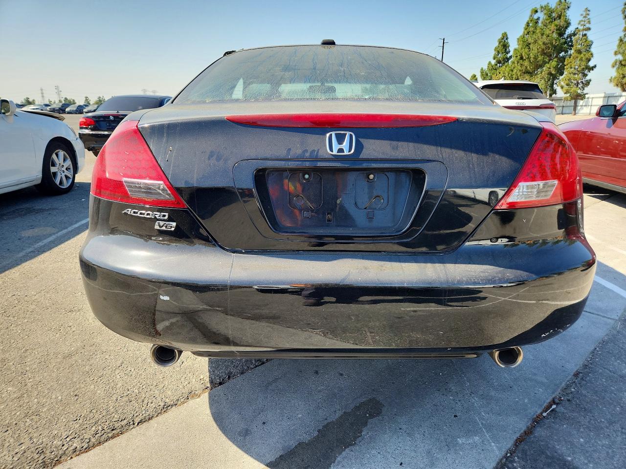 2007 Honda Accord Ex Black vin: 1HGCM82617A005814
