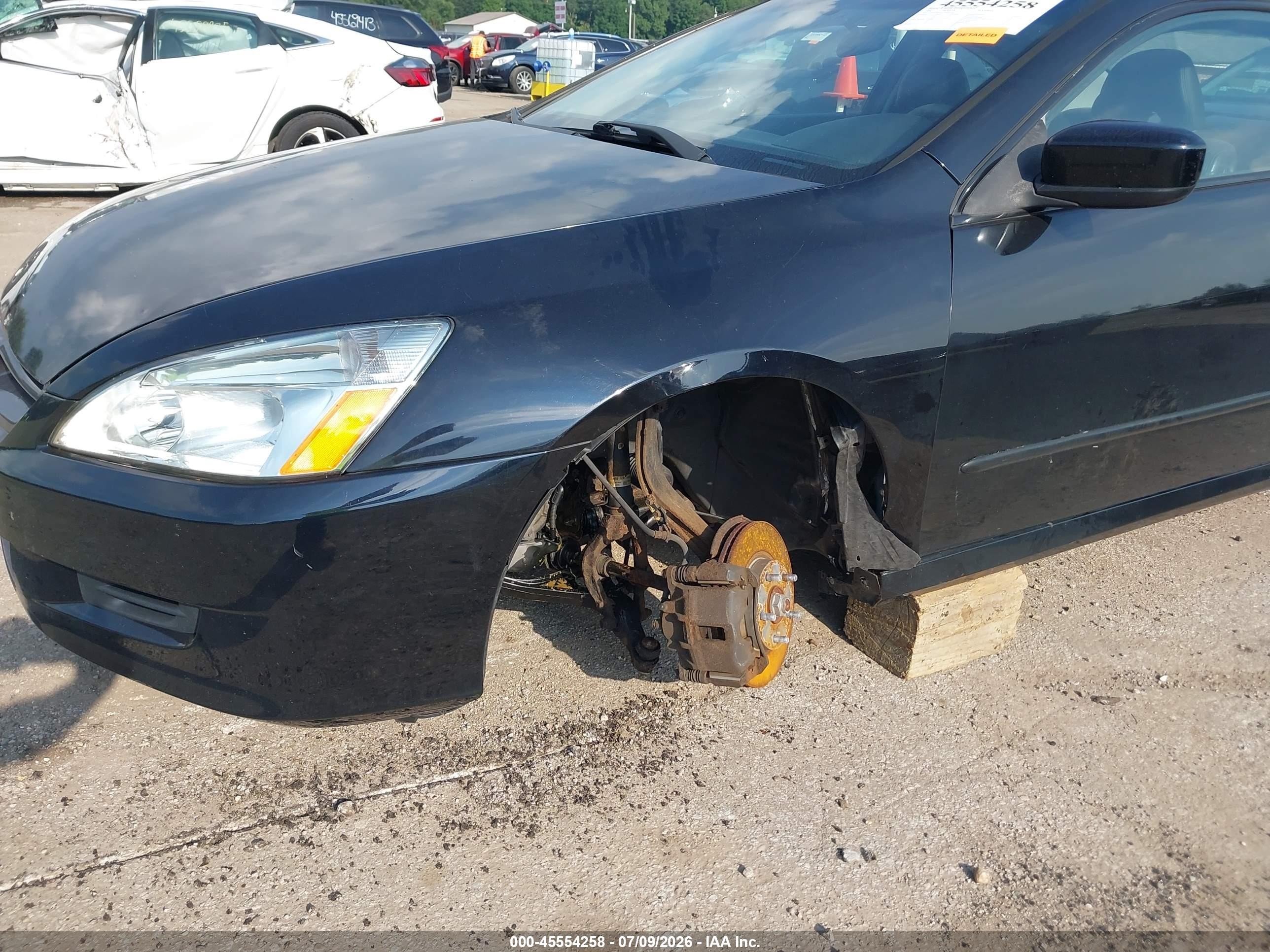 2007 Honda Accord 3.0 Ex Black vin: 1HGCM82617A008356