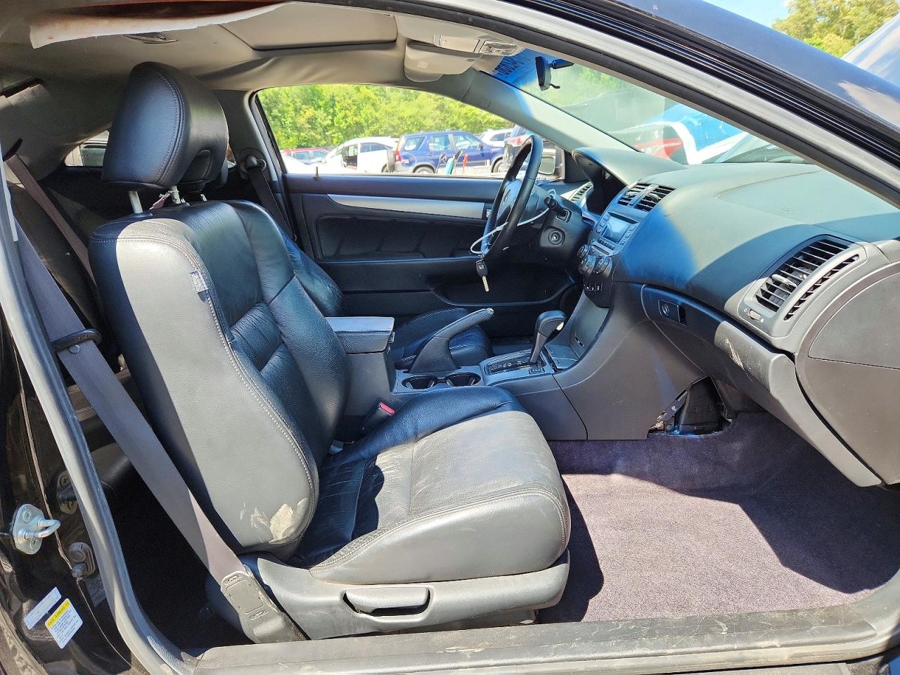 2007 Honda Accord Ex Black vin: 1HGCM82617A008406