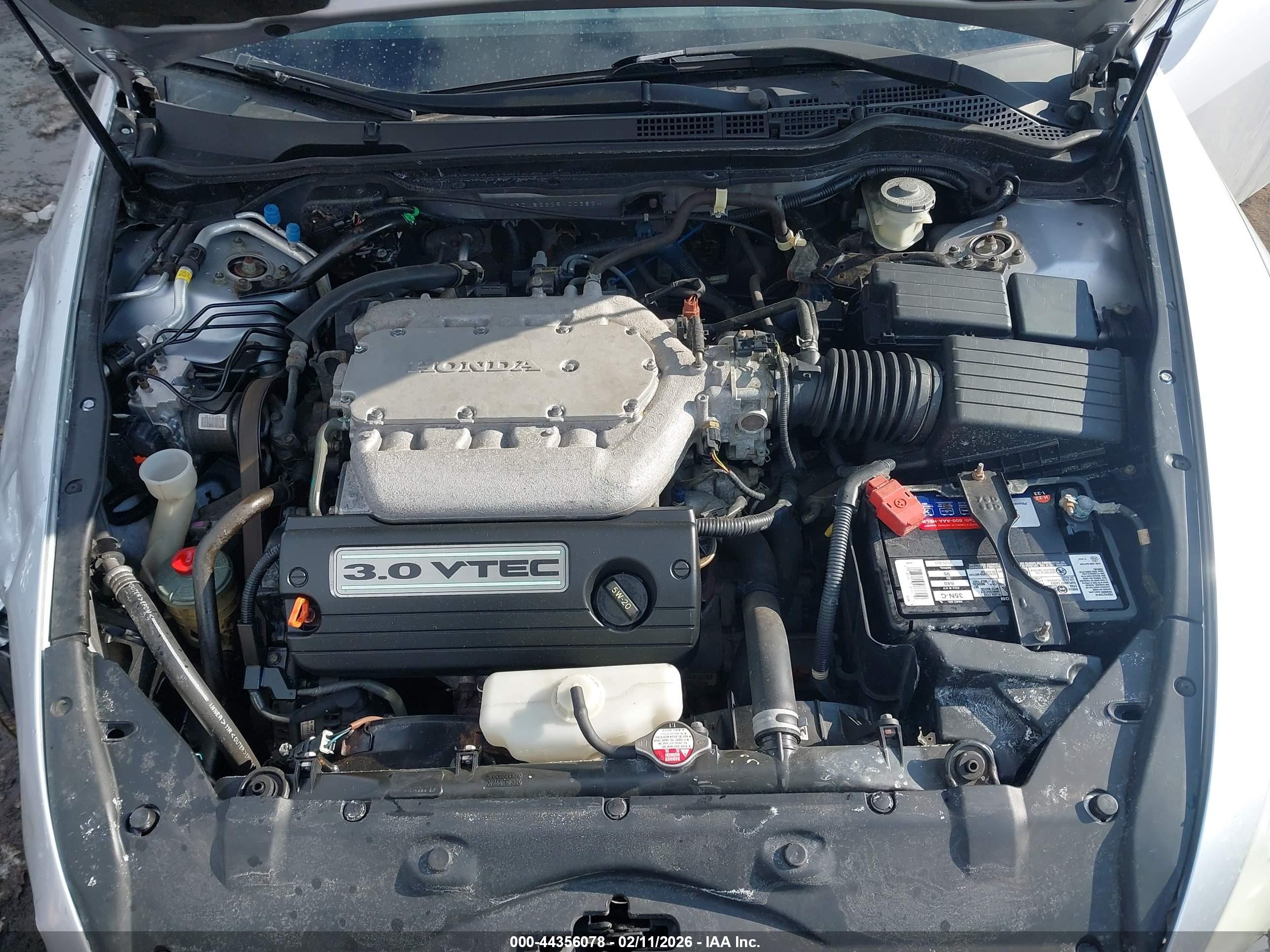 2005 Honda Accord Cpe Ex-l V6 Серебряный vin: 1HGCM82625A006824