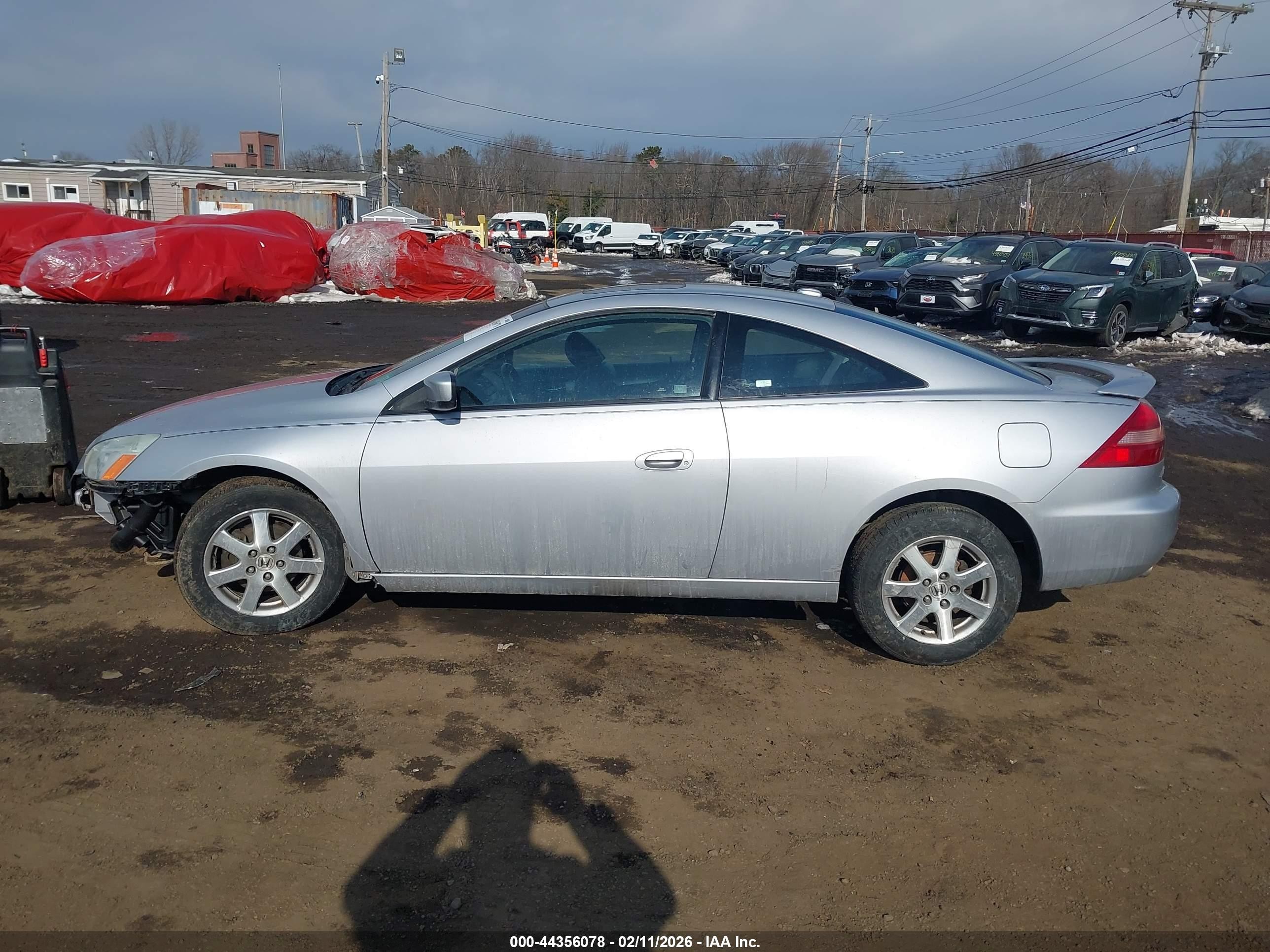 2005 Honda Accord Cpe Ex-l V6 Серебряный vin: 1HGCM82625A006824