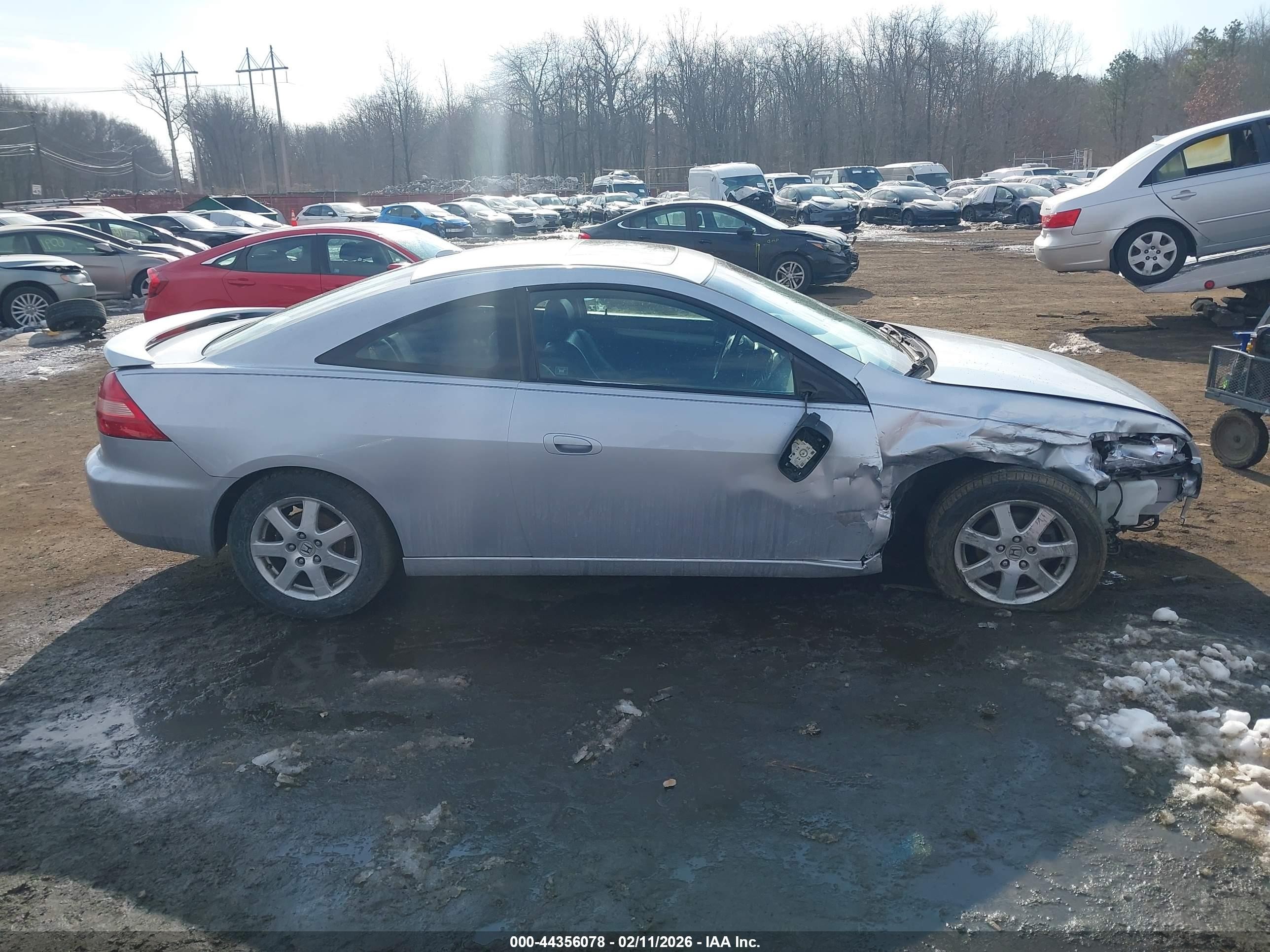 2005 Honda Accord Cpe Ex-l V6 Серебряный vin: 1HGCM82625A006824