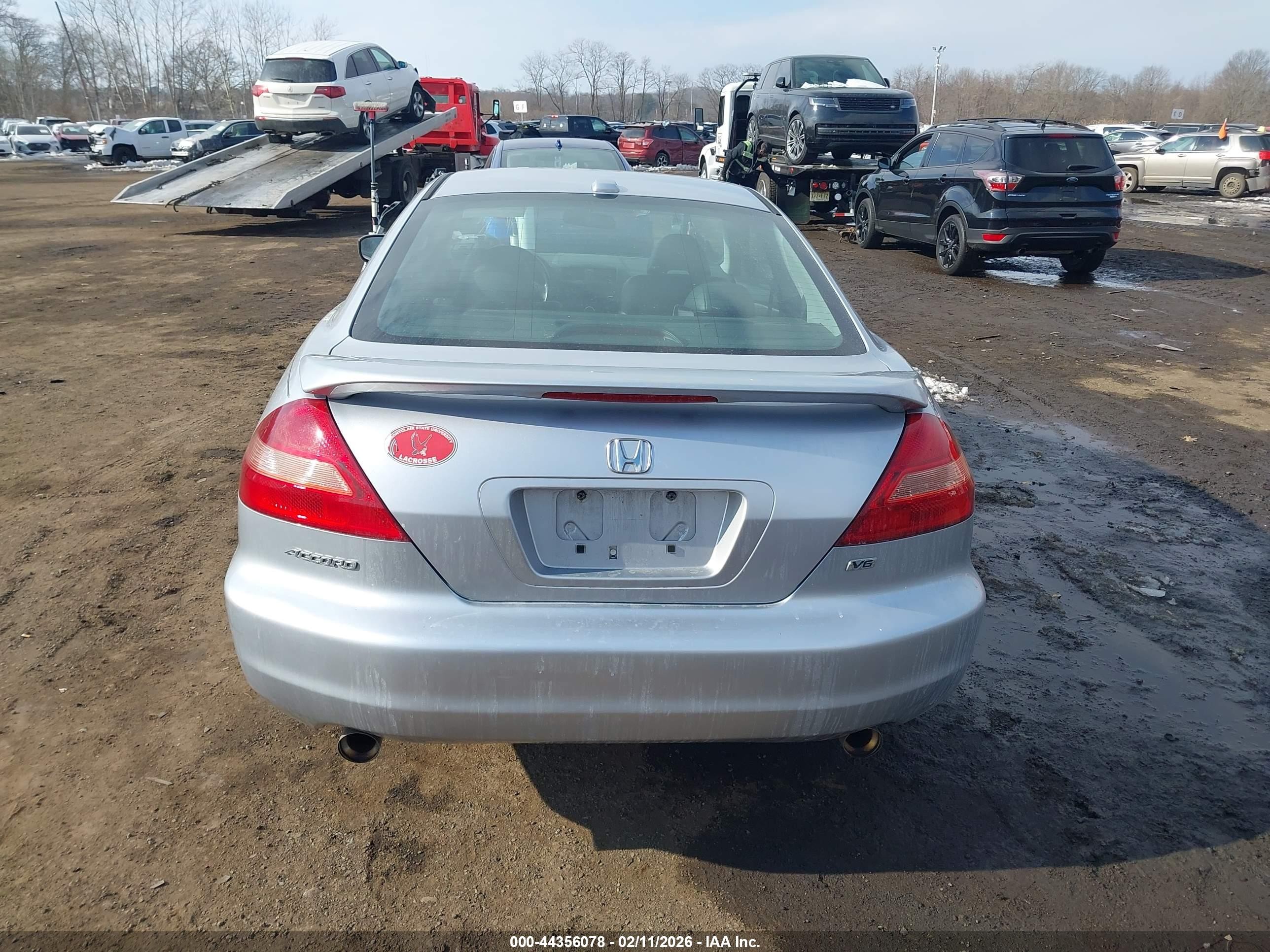 2005 Honda Accord Cpe Ex-l V6 Серебряный vin: 1HGCM82625A006824