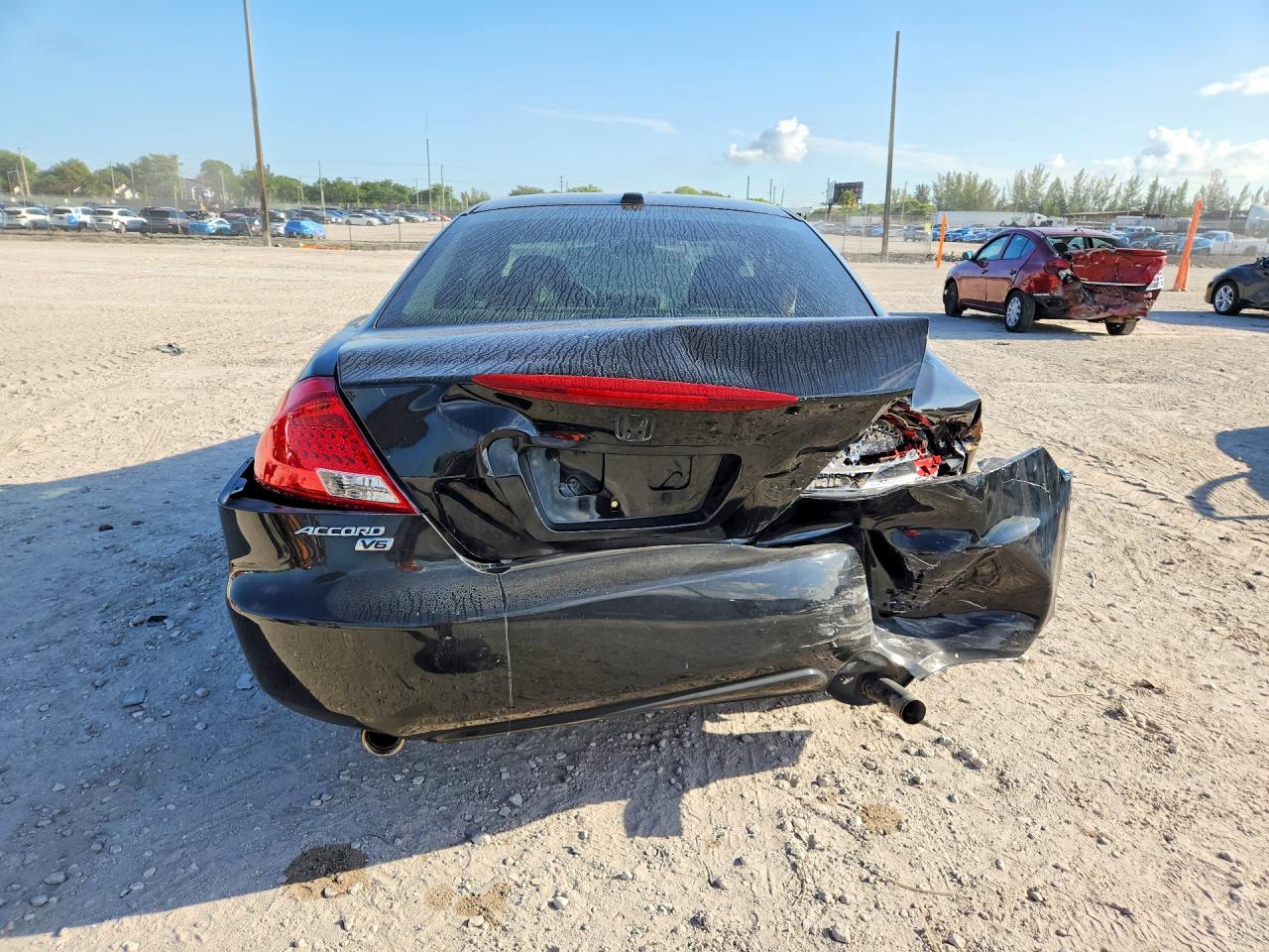 2007 Honda Accord Ex Черный vin: 1HGCM82627A001609
