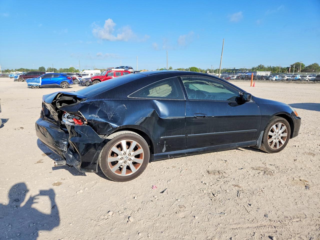2007 Honda Accord Ex Черный vin: 1HGCM82627A001609