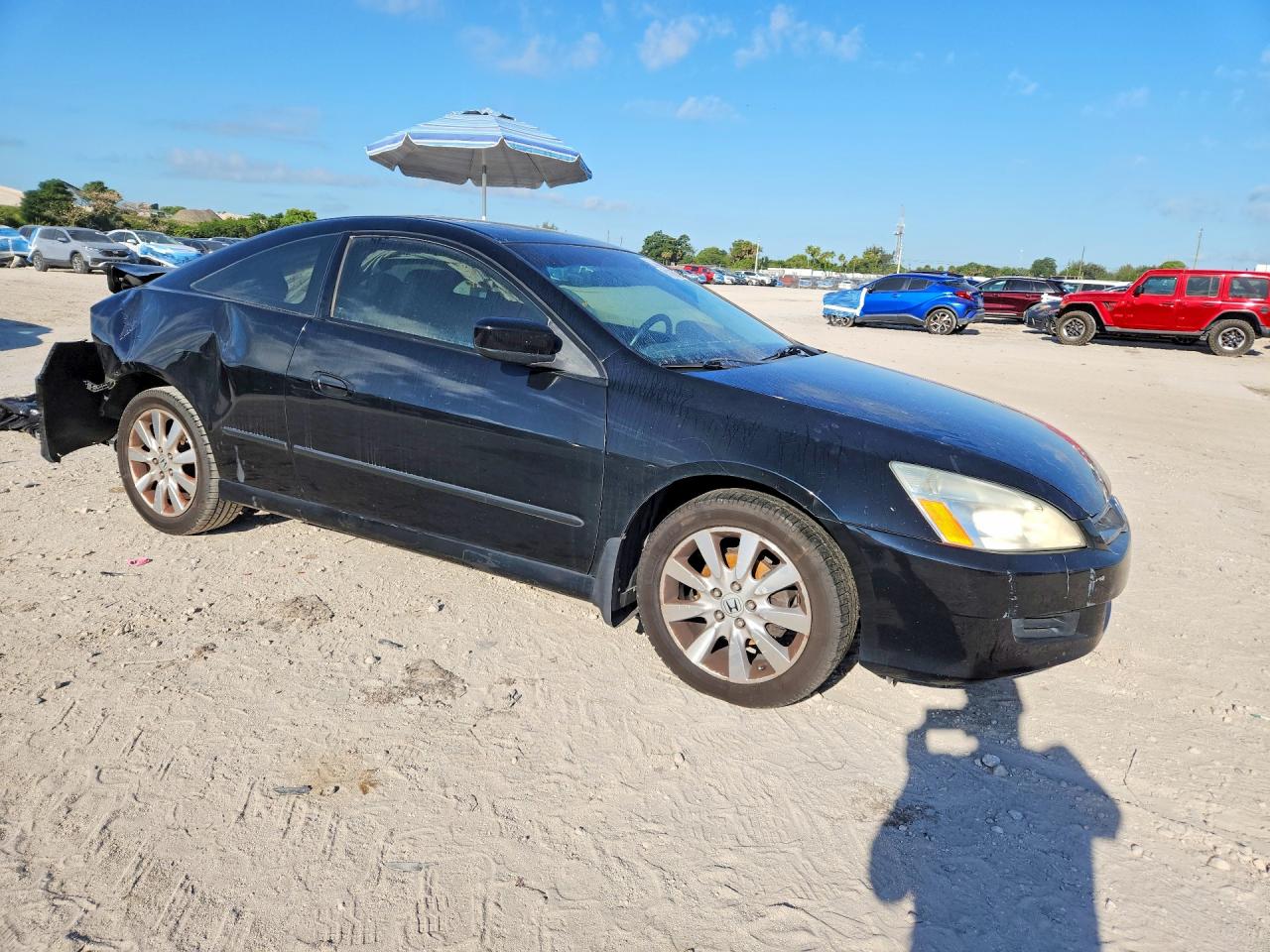 2007 Honda Accord Ex Черный vin: 1HGCM82627A001609