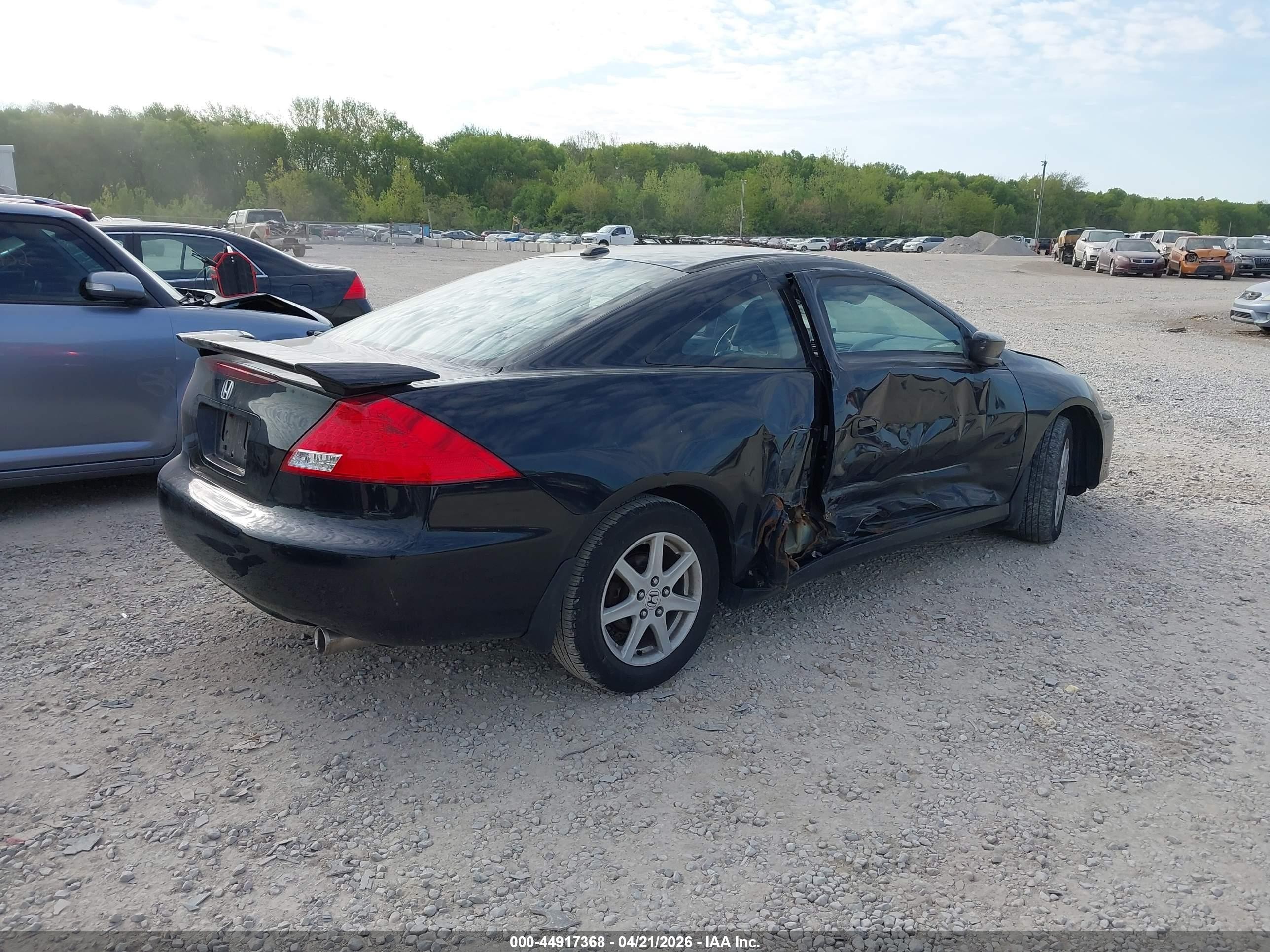 2007 Honda Accord 3.0 Ex Black vin: 1HGCM82627A003702