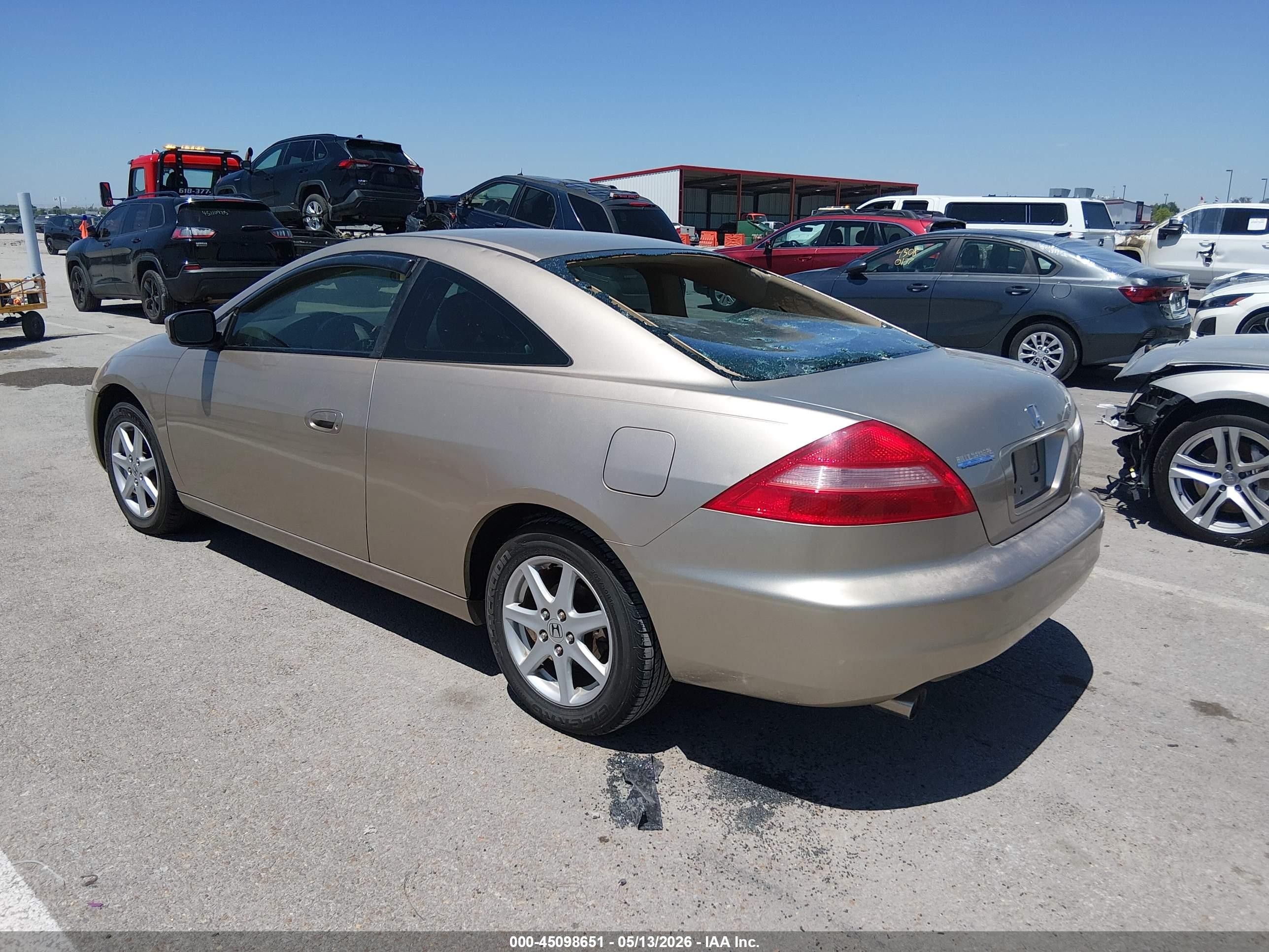 2003 Honda Accord 3.0 Ex Золотой vin: 1HGCM82633A022950