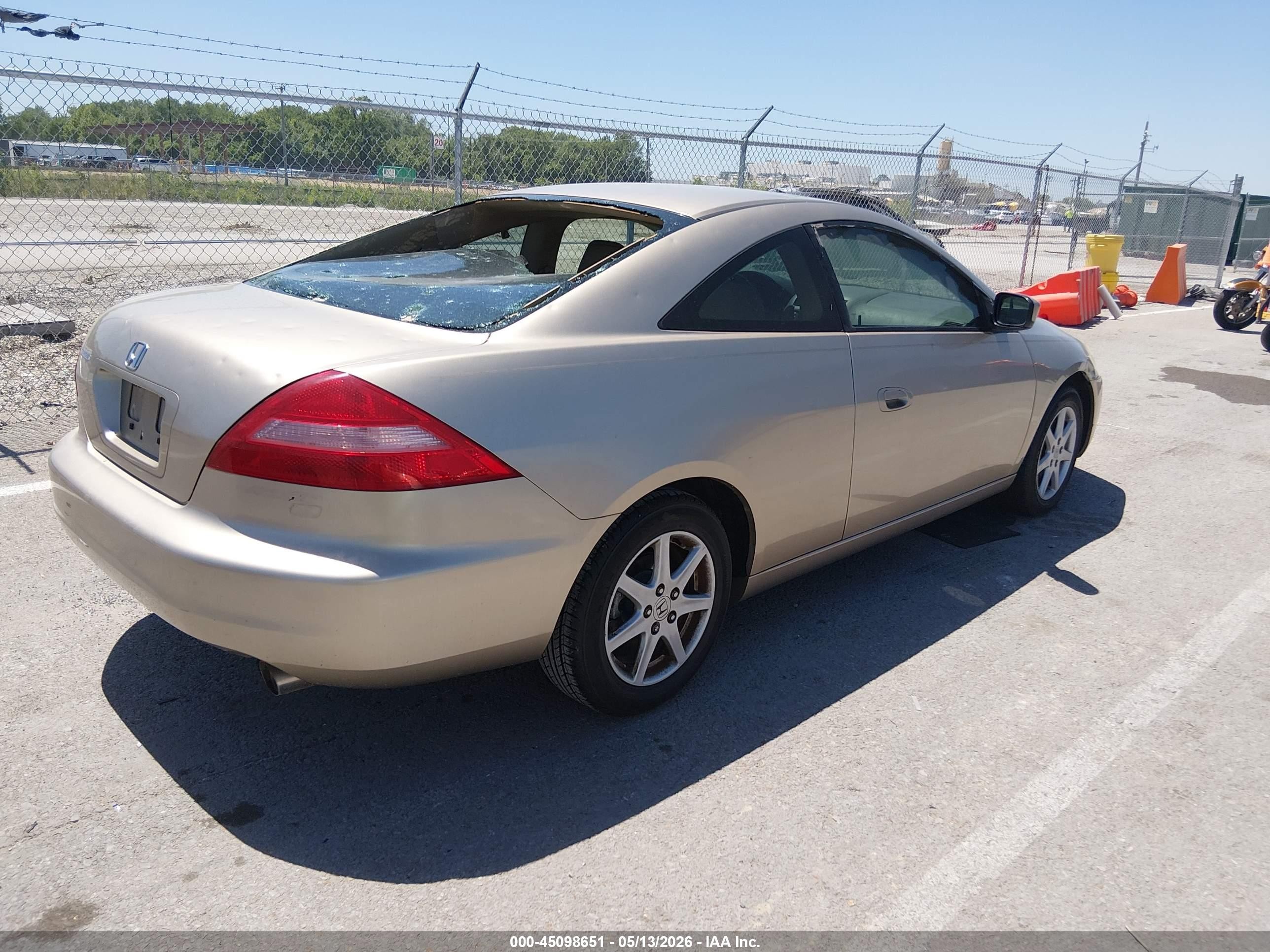 2003 Honda Accord 3.0 Ex Золотой vin: 1HGCM82633A022950