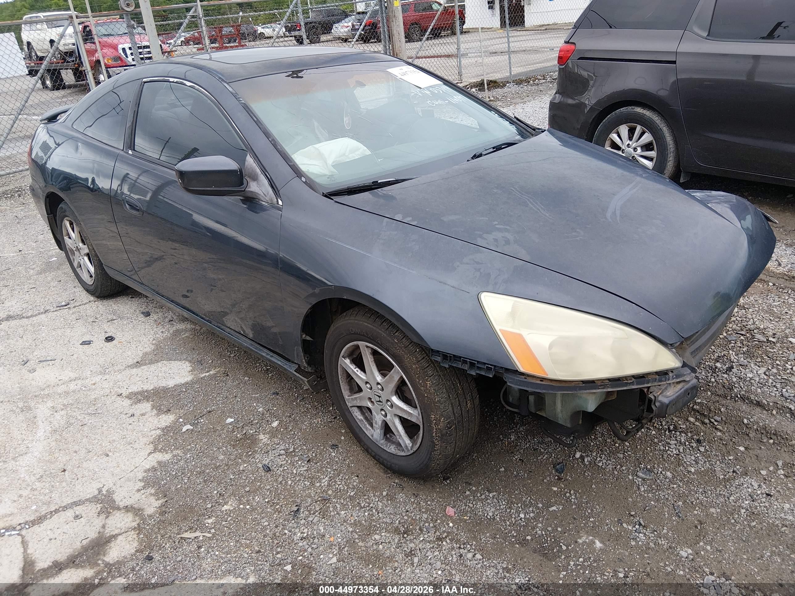 2003 Honda Accord 3.0 Ex Gray vin: 1HGCM82633A033494