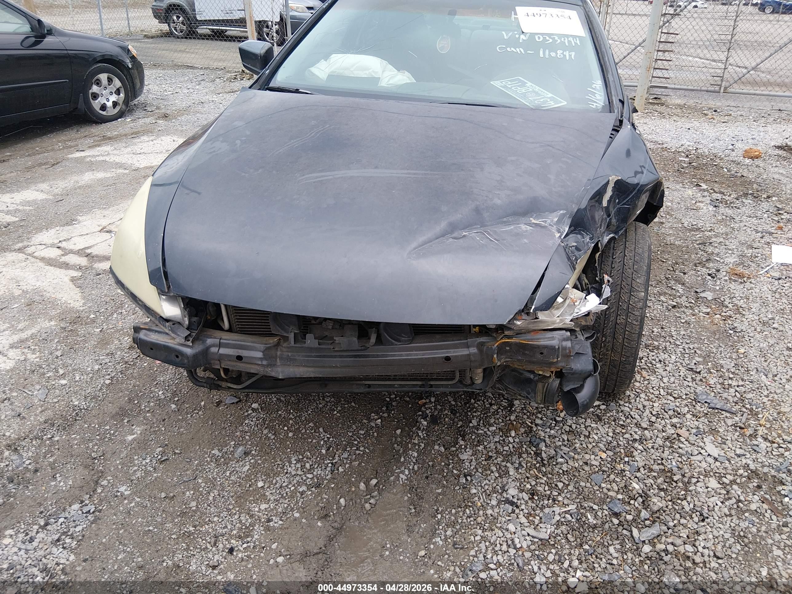 2003 Honda Accord 3.0 Ex Gray vin: 1HGCM82633A033494
