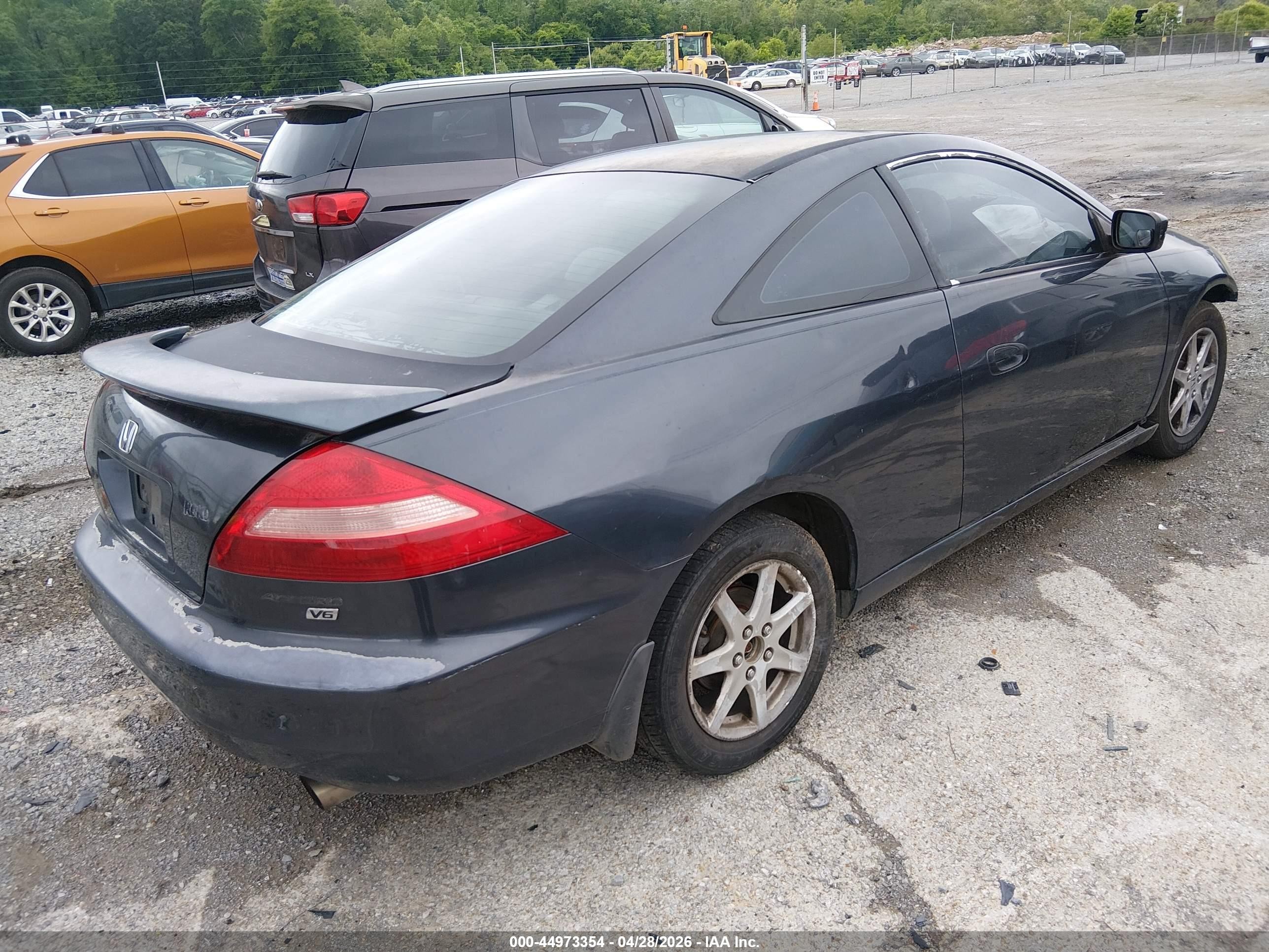2003 Honda Accord 3.0 Ex Gray vin: 1HGCM82633A033494