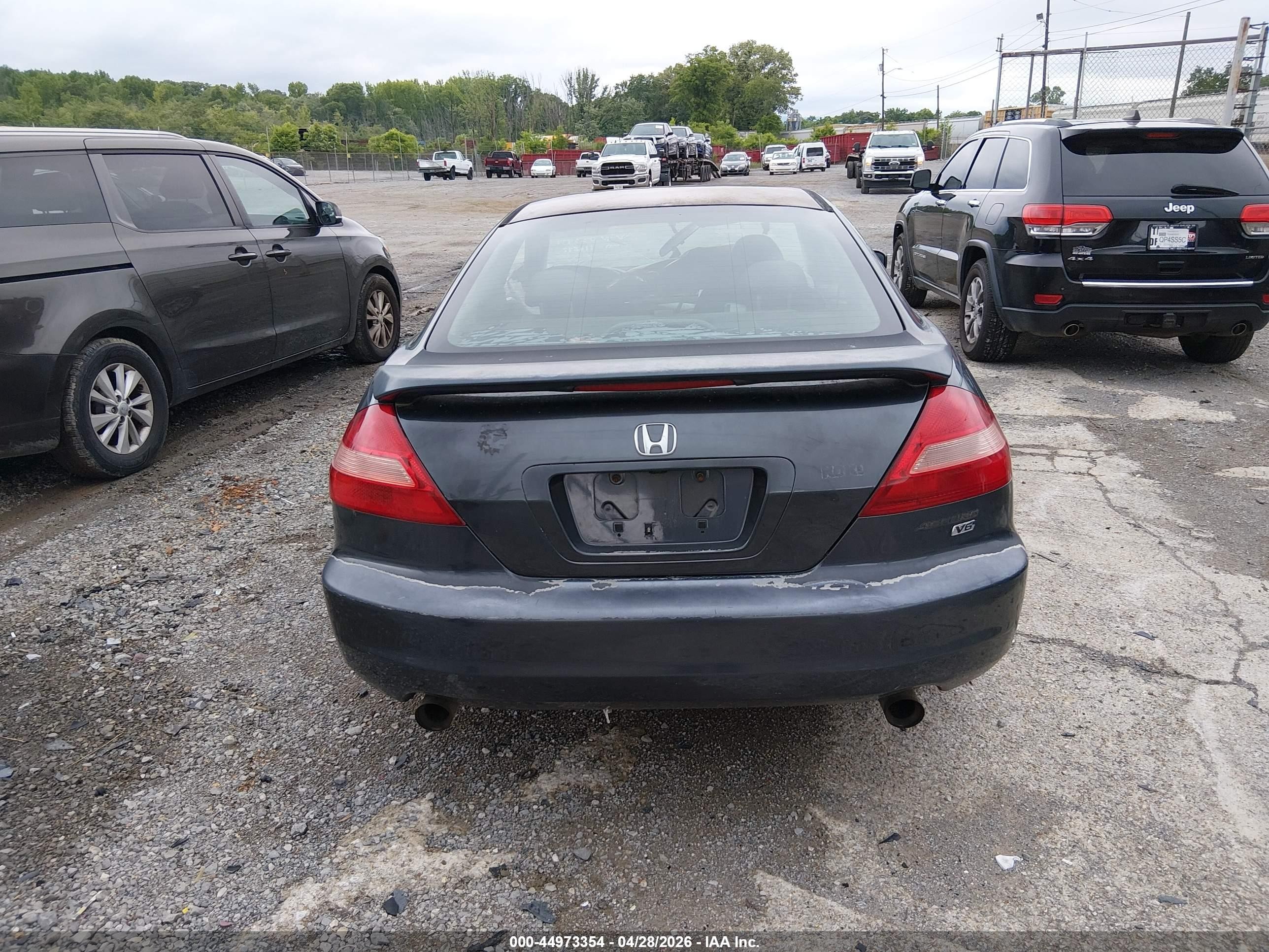 2003 Honda Accord 3.0 Ex Gray vin: 1HGCM82633A033494