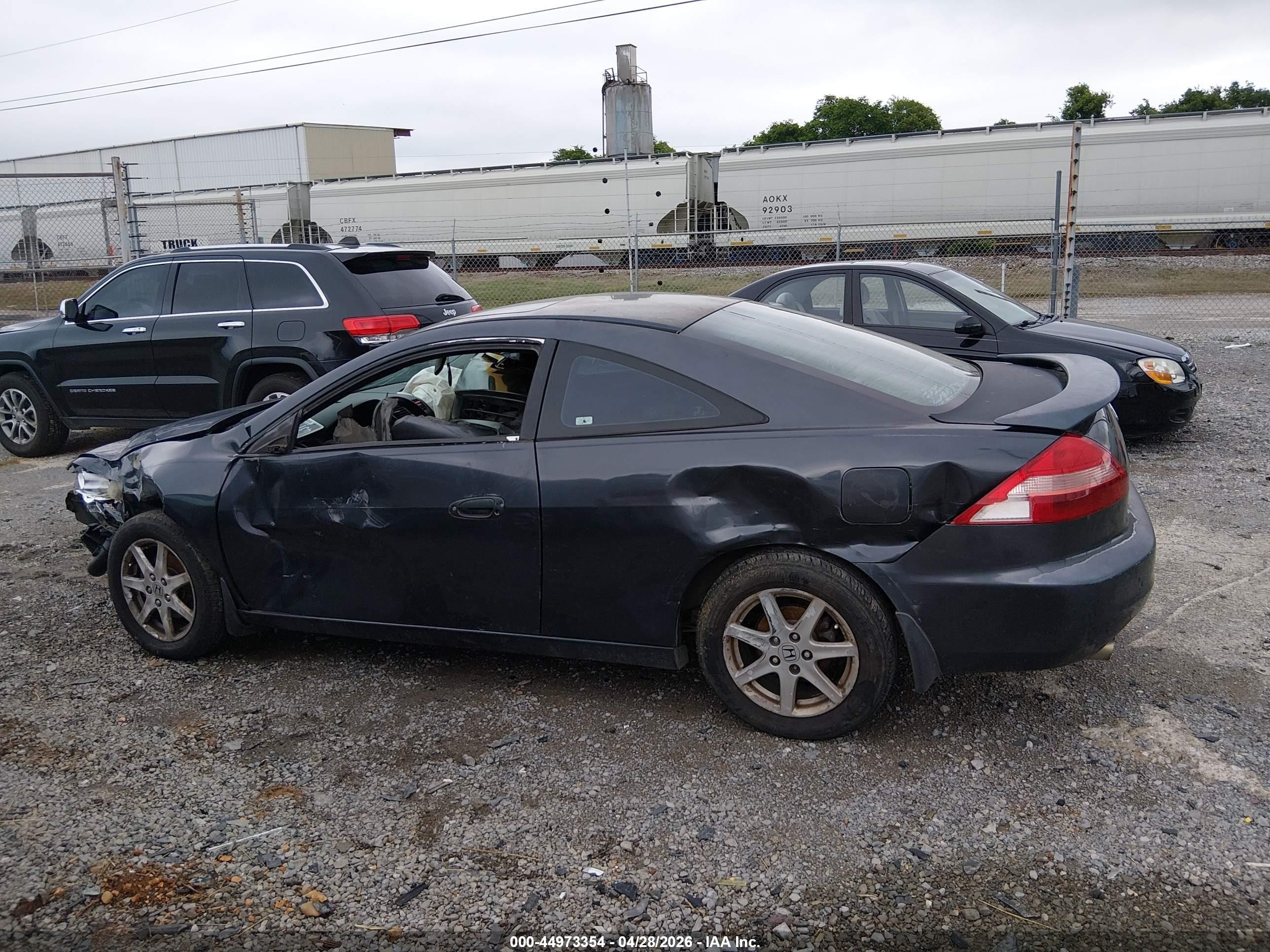 2003 Honda Accord 3.0 Ex Gray vin: 1HGCM82633A033494