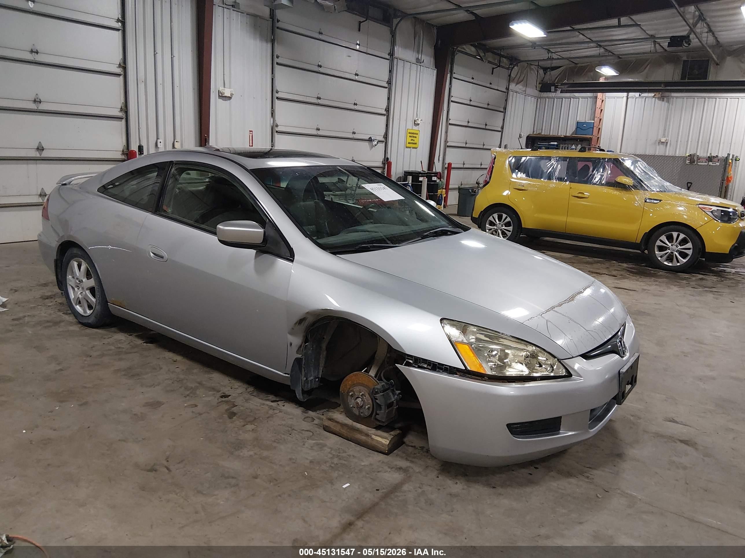 2005 Honda Accord 3.0 Ex Gray vin: 1HGCM82635A003351
