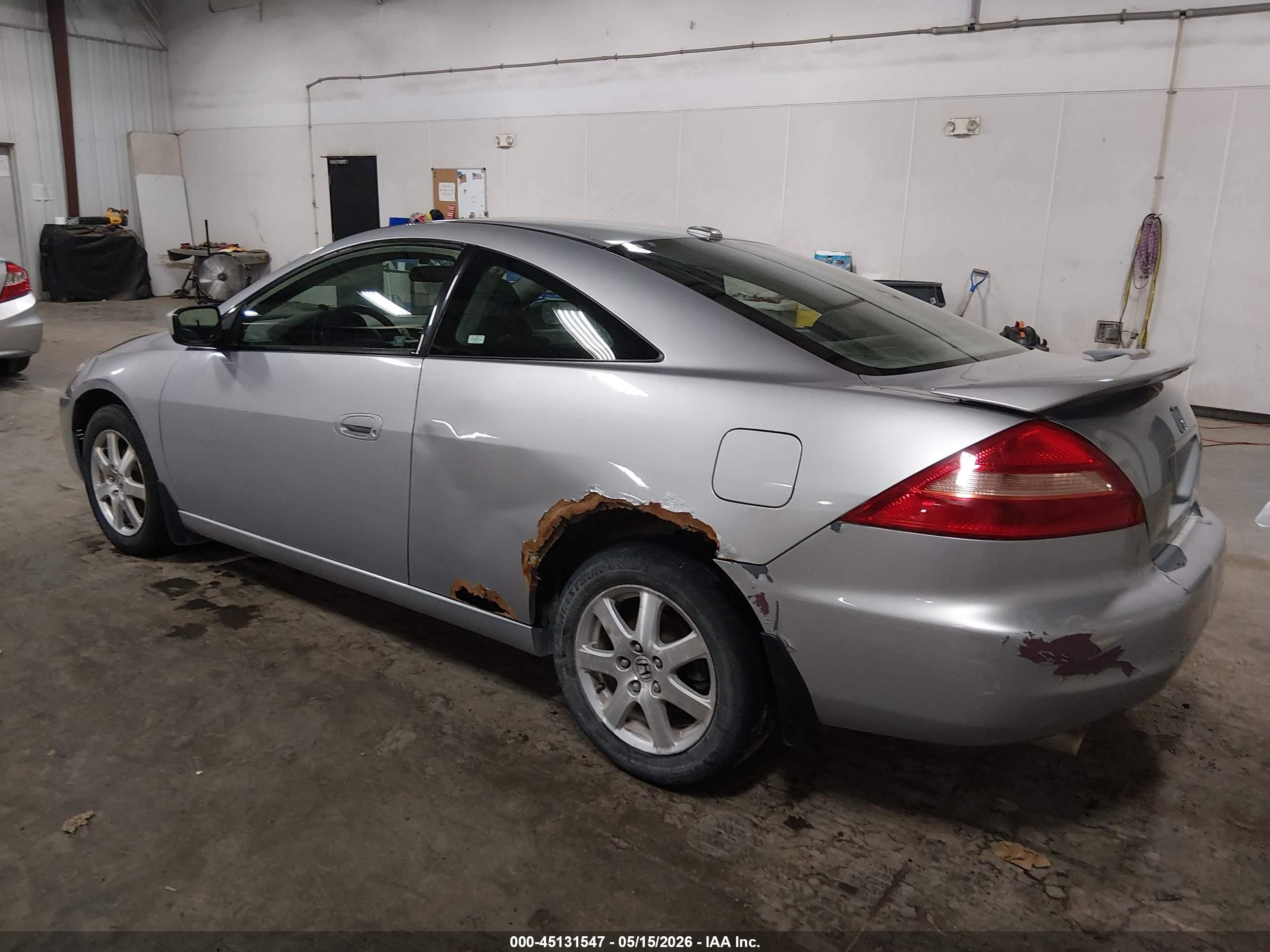 2005 Honda Accord 3.0 Ex Gray vin: 1HGCM82635A003351