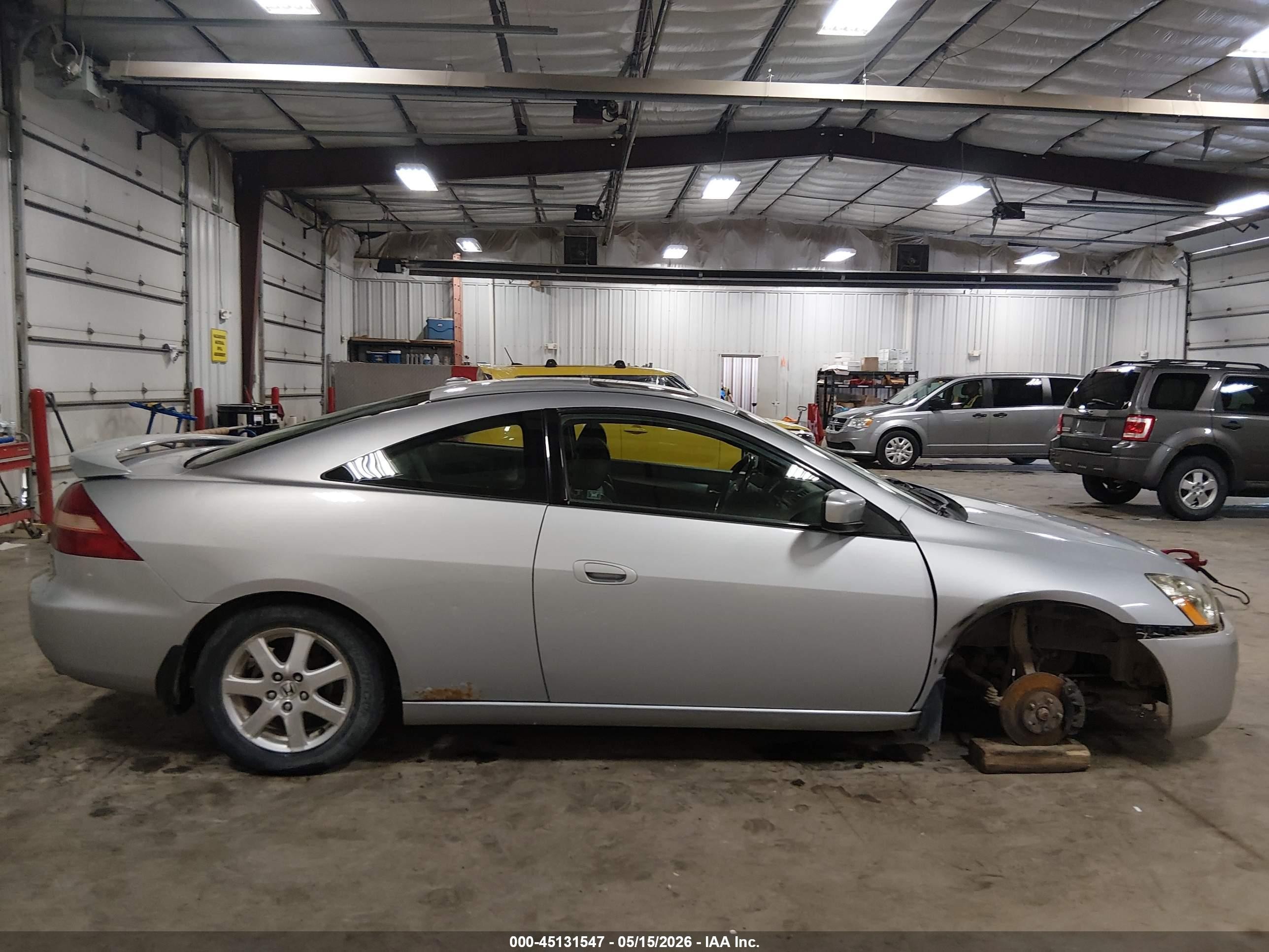 2005 Honda Accord 3.0 Ex Gray vin: 1HGCM82635A003351
