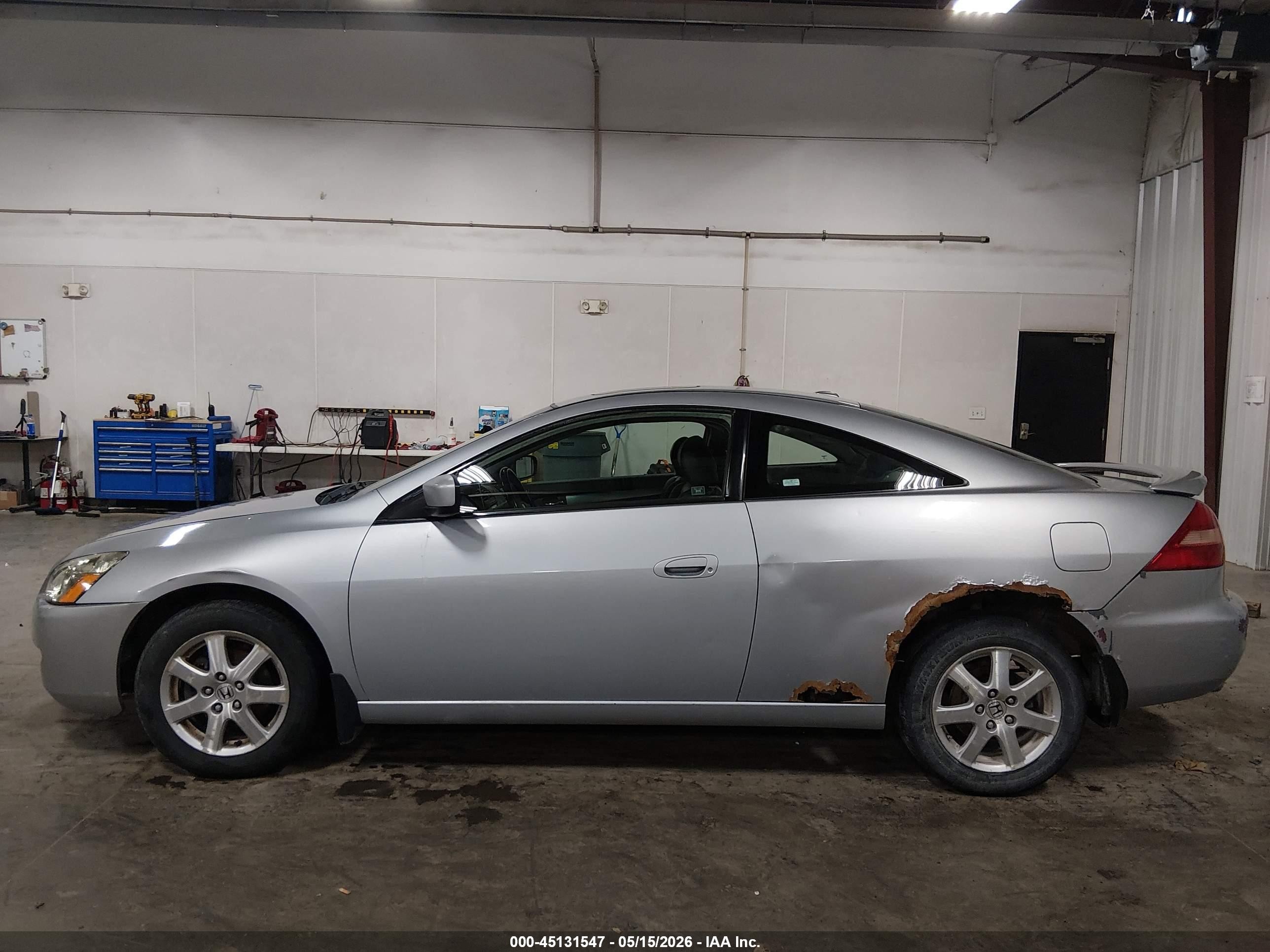2005 Honda Accord 3.0 Ex Gray vin: 1HGCM82635A003351