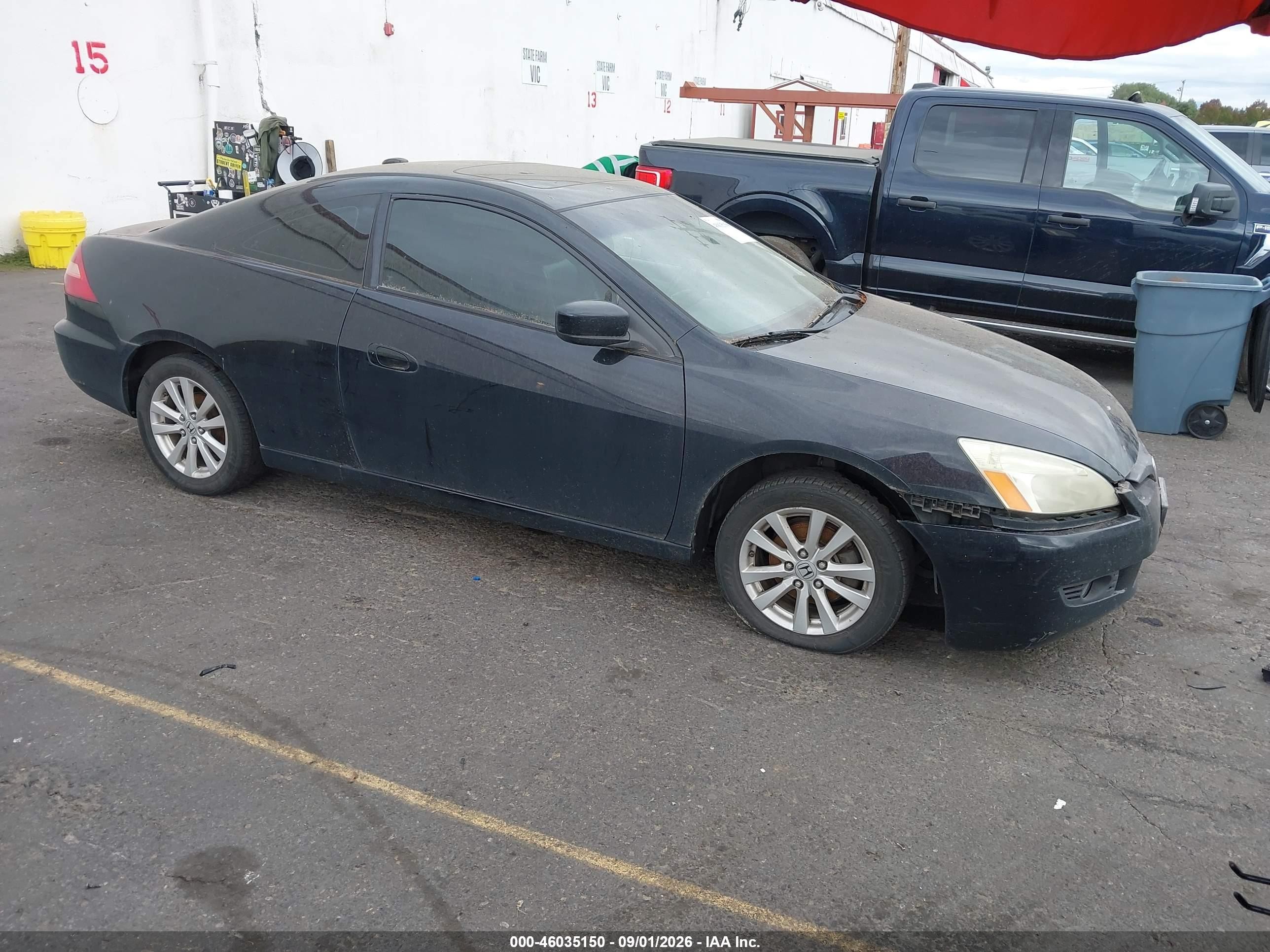 2005 Honda Accord 3.0 Ex Black vin: 1HGCM82635A010378