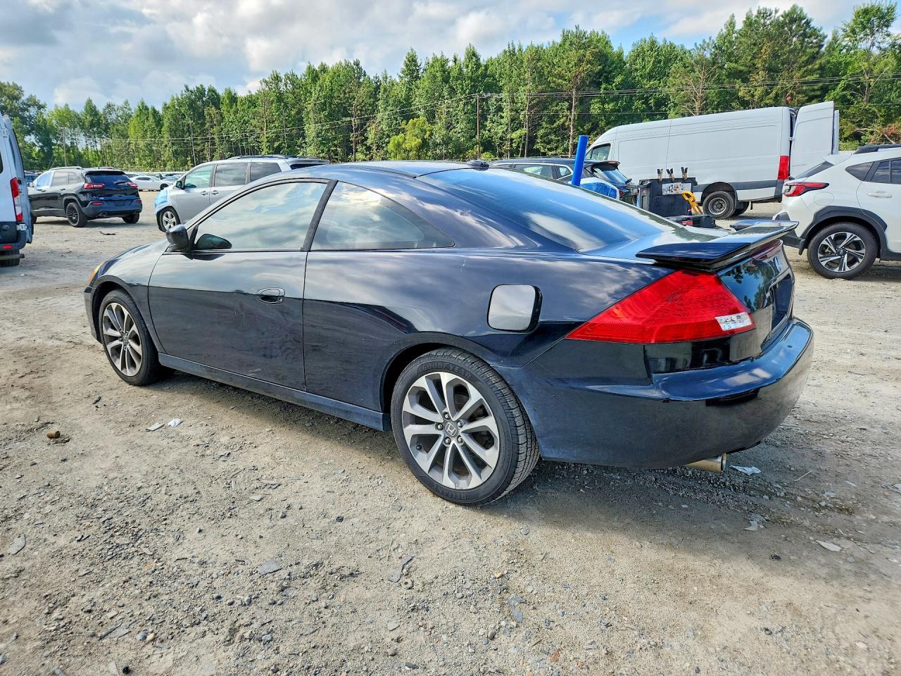 2007 Honda Accord Ex Black vin: 1HGCM82637A008083
