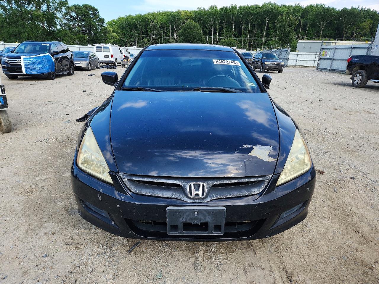 2007 Honda Accord Ex Black vin: 1HGCM82637A008083